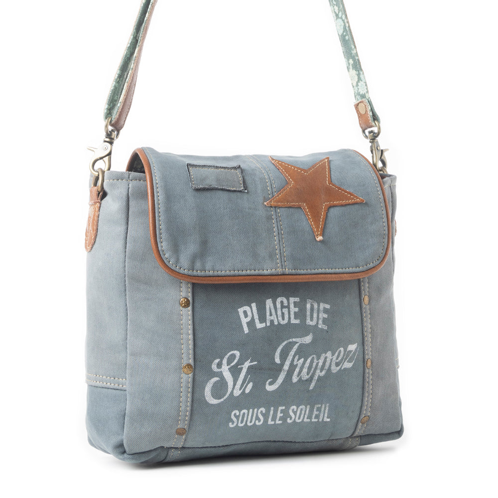 St. Tropez Explorer Shoulder Bag in Blue