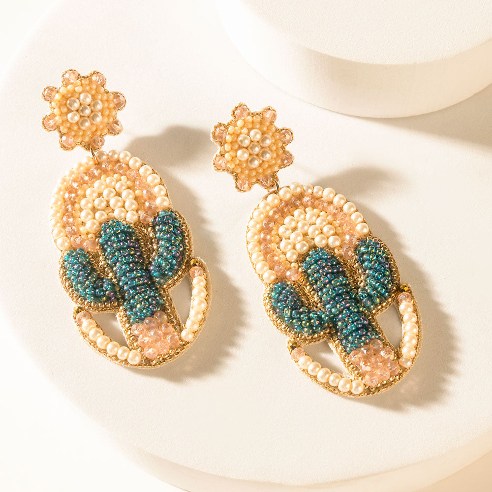 El Paso Glow Earrings in Golden Pearl