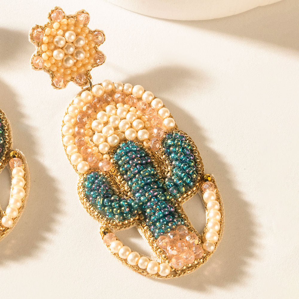 El Paso Glow Earrings in Golden Pearl