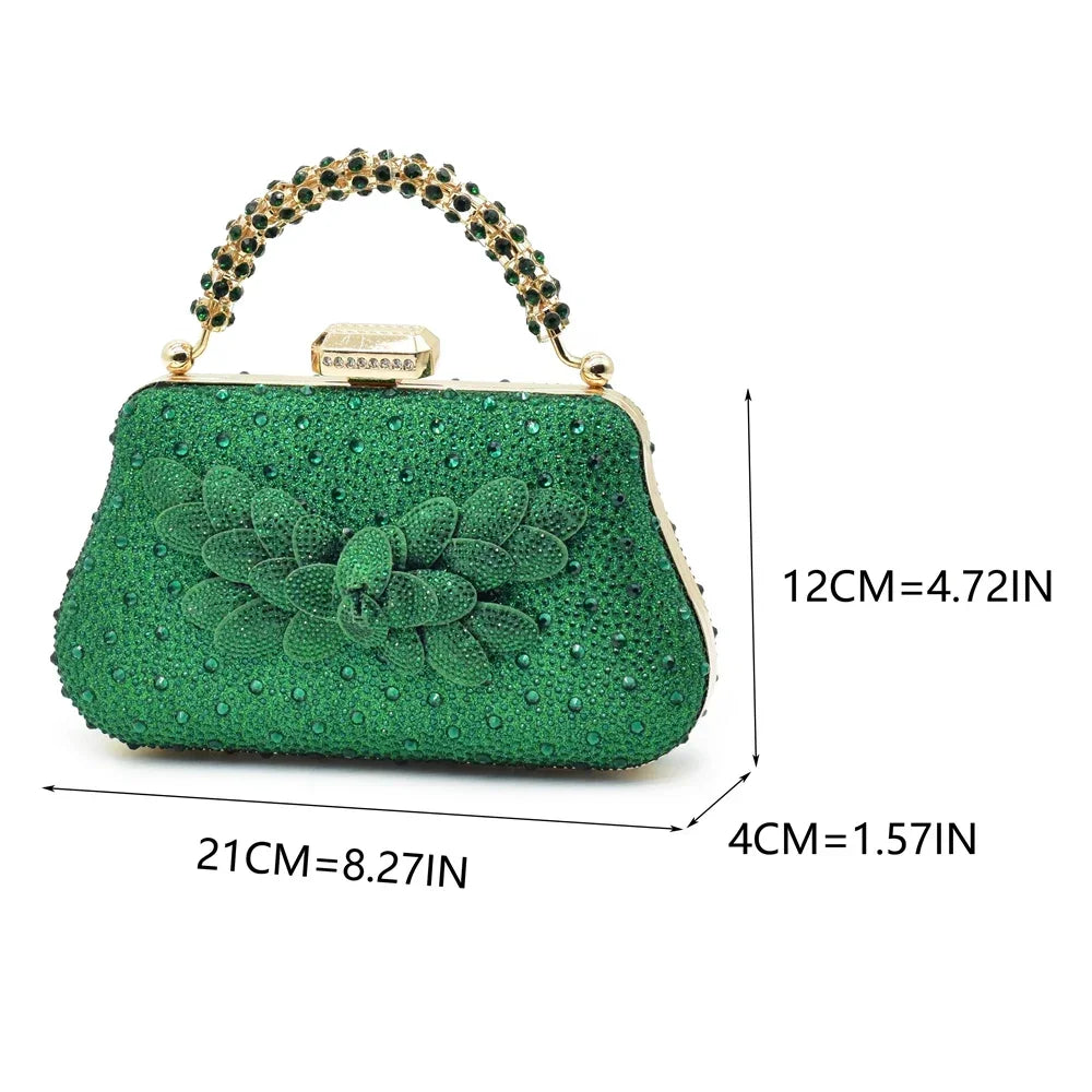 Edleess Fashion Bridal Italian Design Luxury Women's Pointed Toe Shoes Bag Set ED119