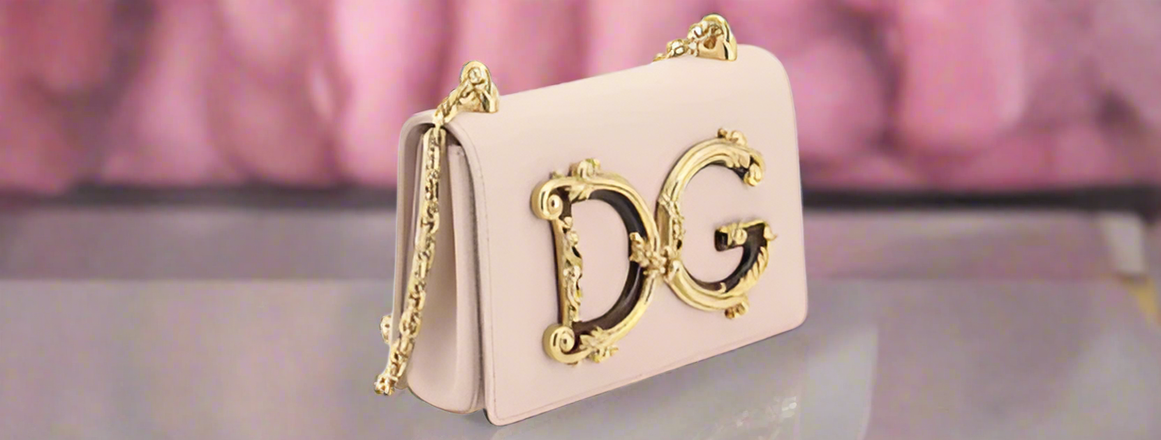 Dolce And Gabbana Maxi Logo Shoulder Bag Genuine Leather