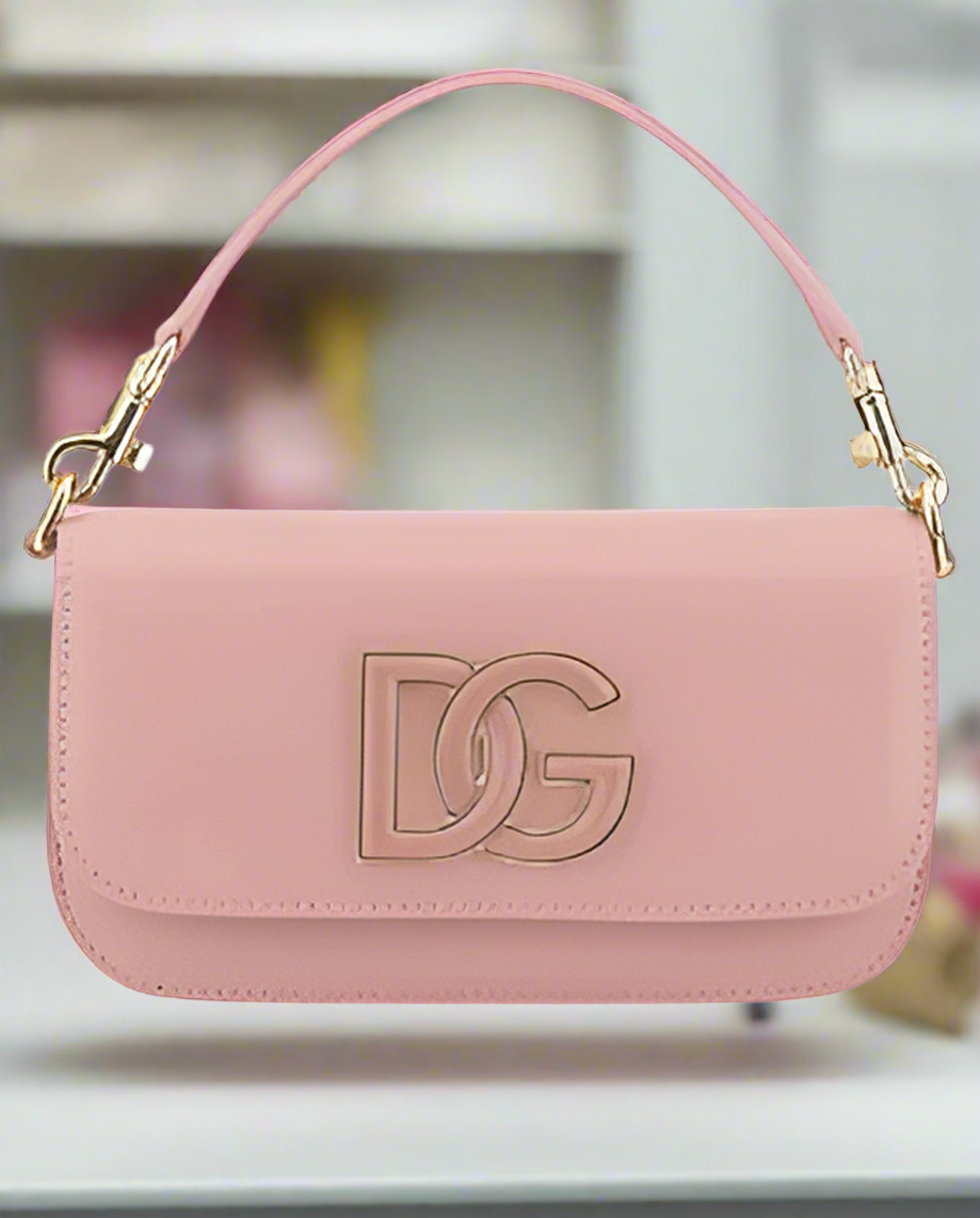 Dolce & Gabbana pink LOGOED HANDBAG