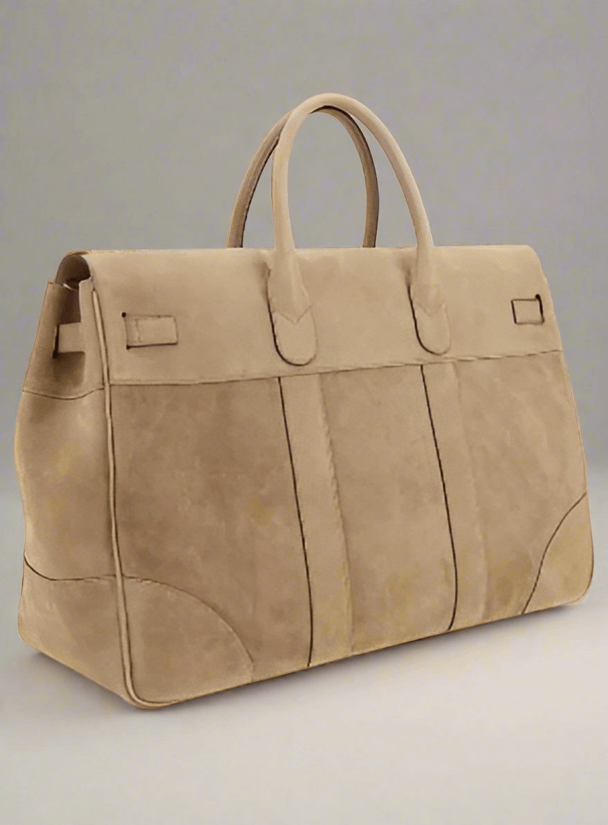 Brunello Cucinelli men's beige COUNTRY TRAVEL BAG