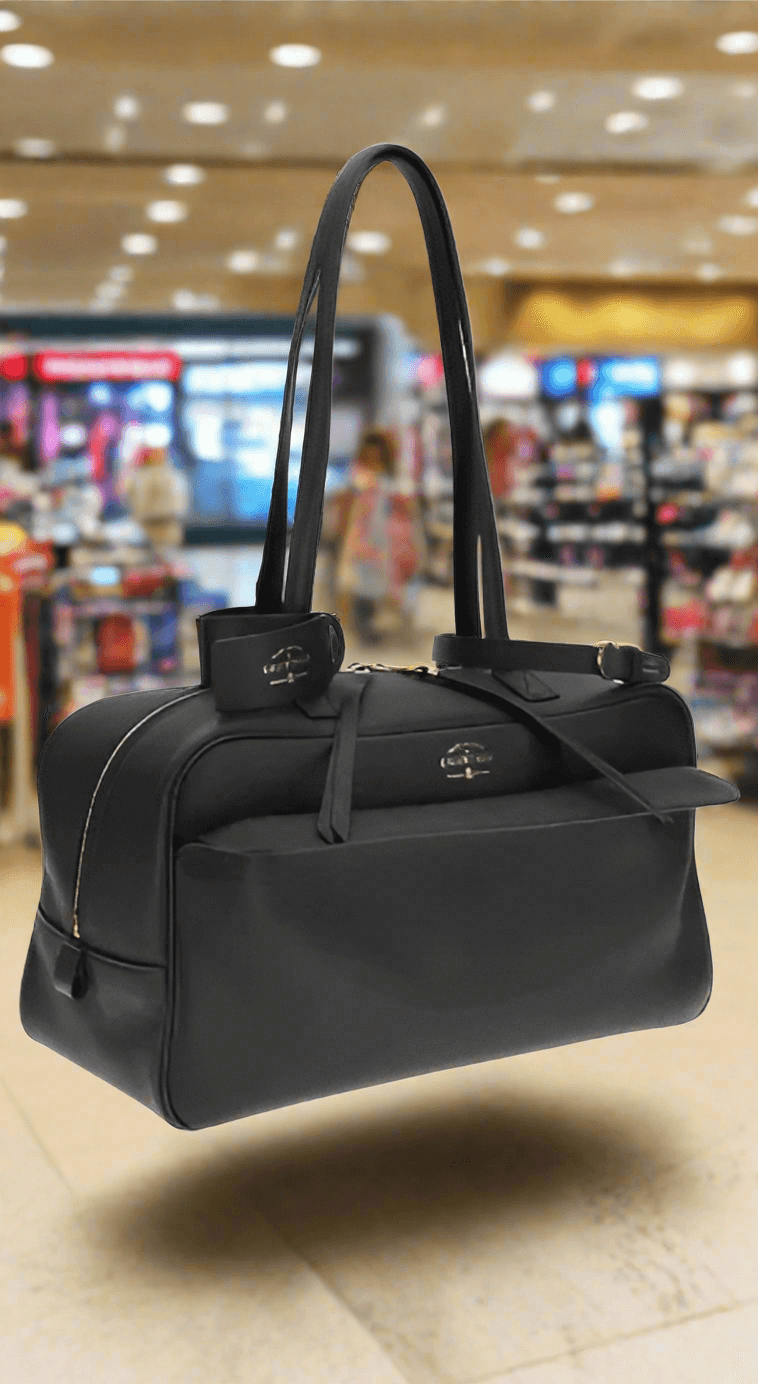 Balenciaga Carrie Medium Bowling Shoulder Bag Leather