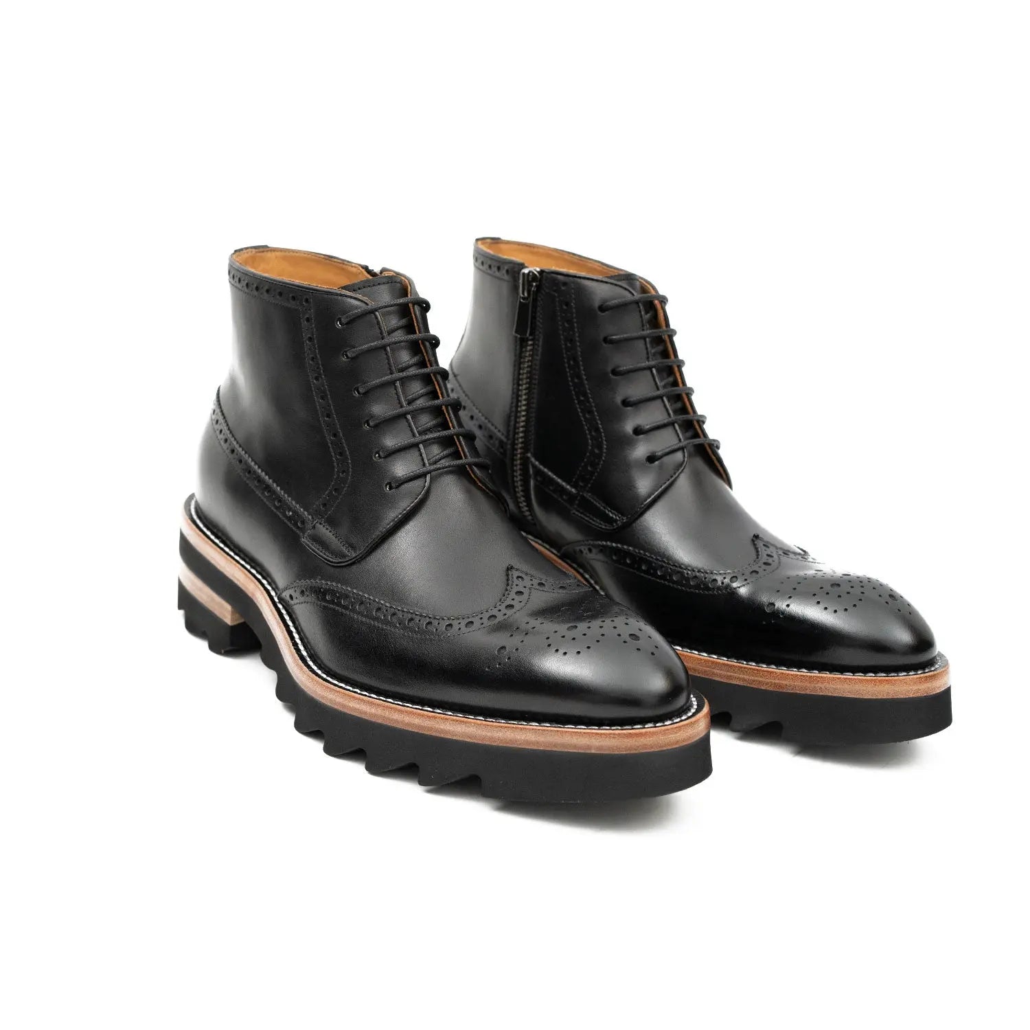 Dr Martens Side Zipper Martin Boots Leather Brown Ankle