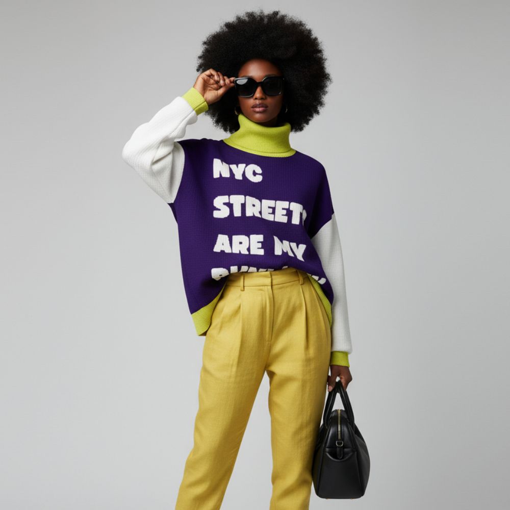 BYMANYC New York Soho RUNWAY Oversized Knit Sweater