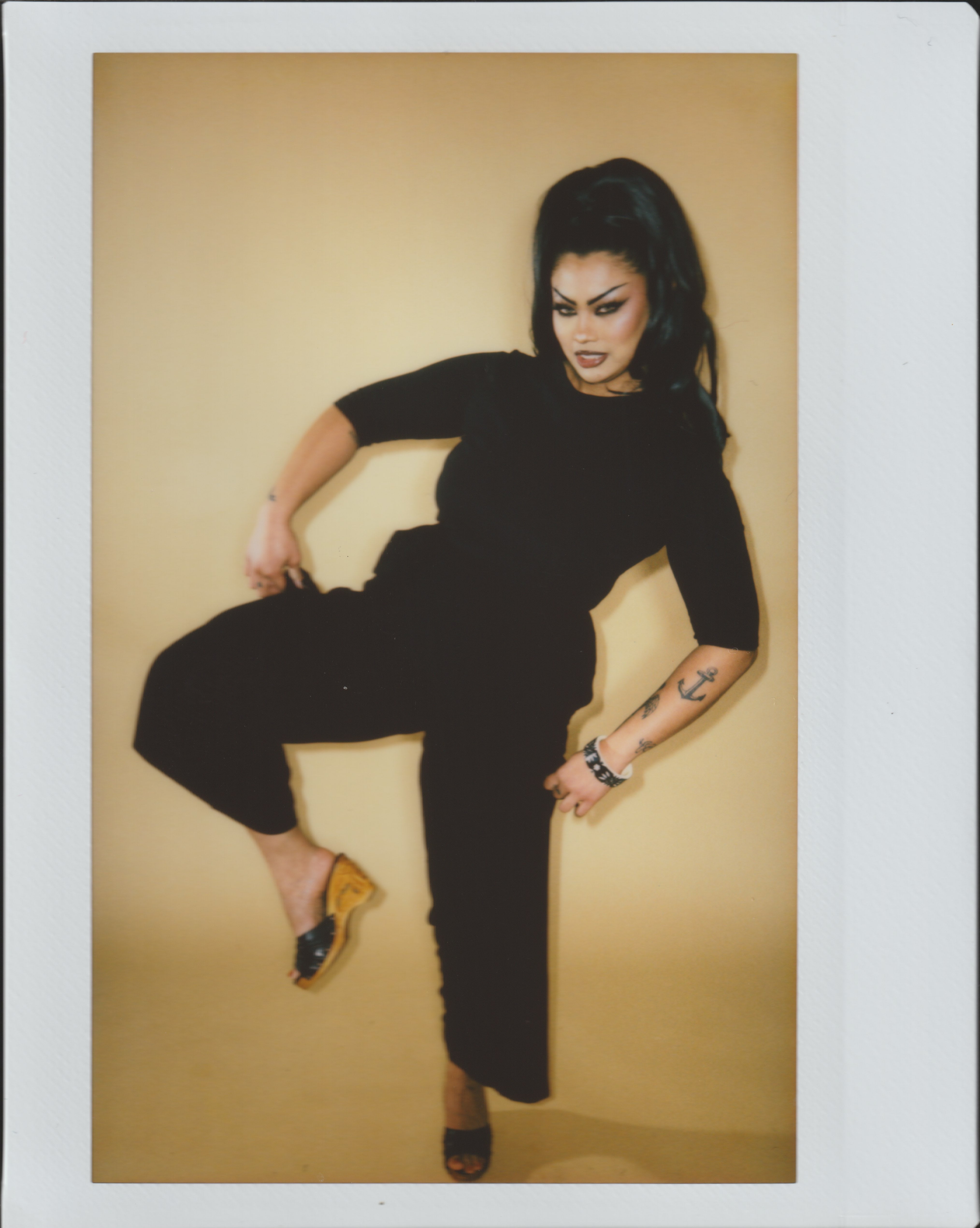 Lucky Lou Shoes Women's Souvenir/without Ankle Strap - in Black Leather