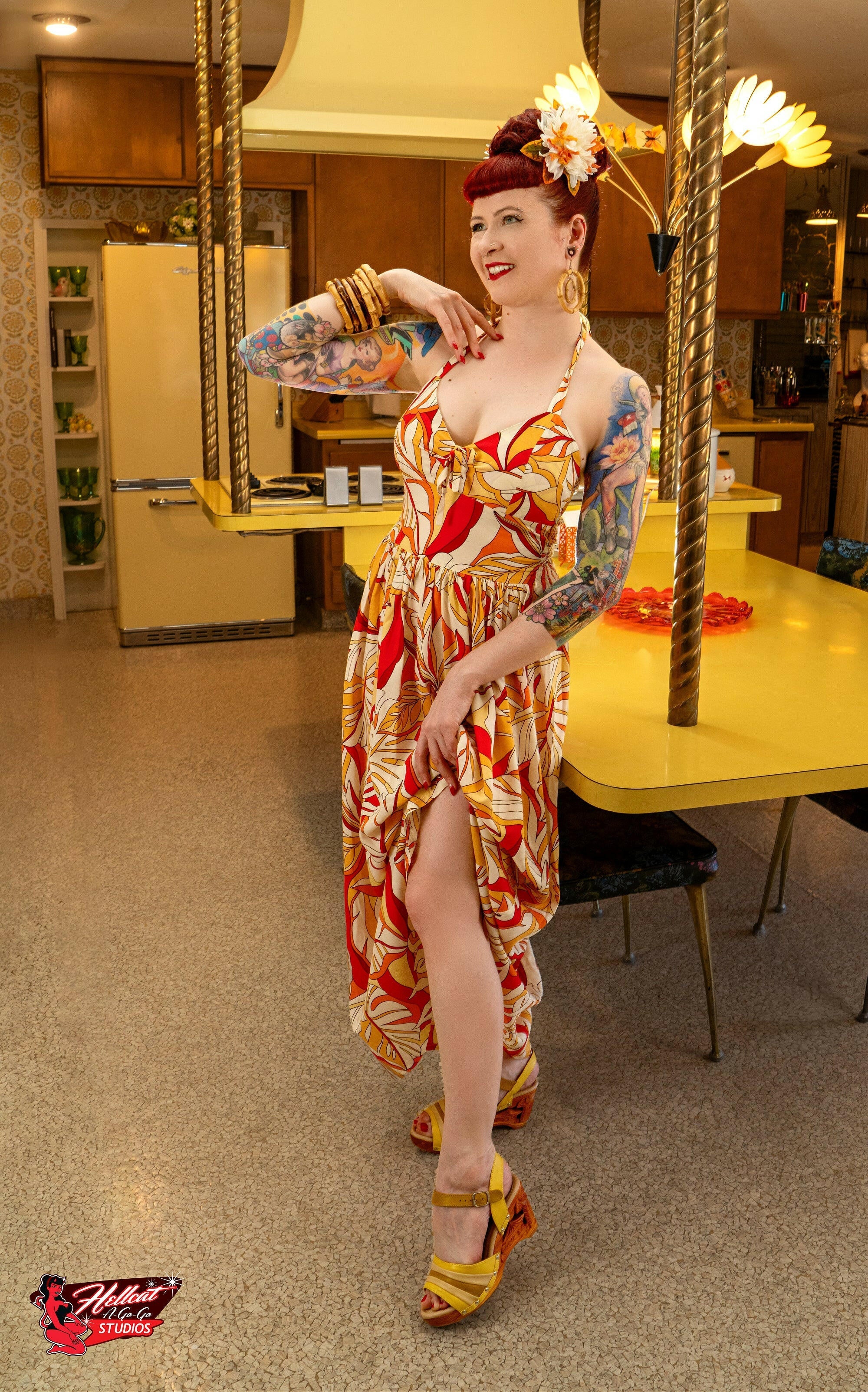 Lucky Lou Shoes Women's the Souvenir/with Ankle Strap - in Spice