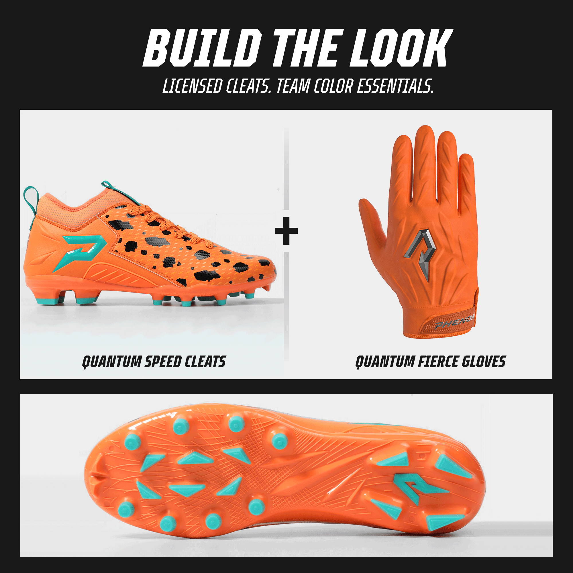The Flintstones "Bedrock Blitz" Football Cleats - Quantum Speed by Phenom Elite