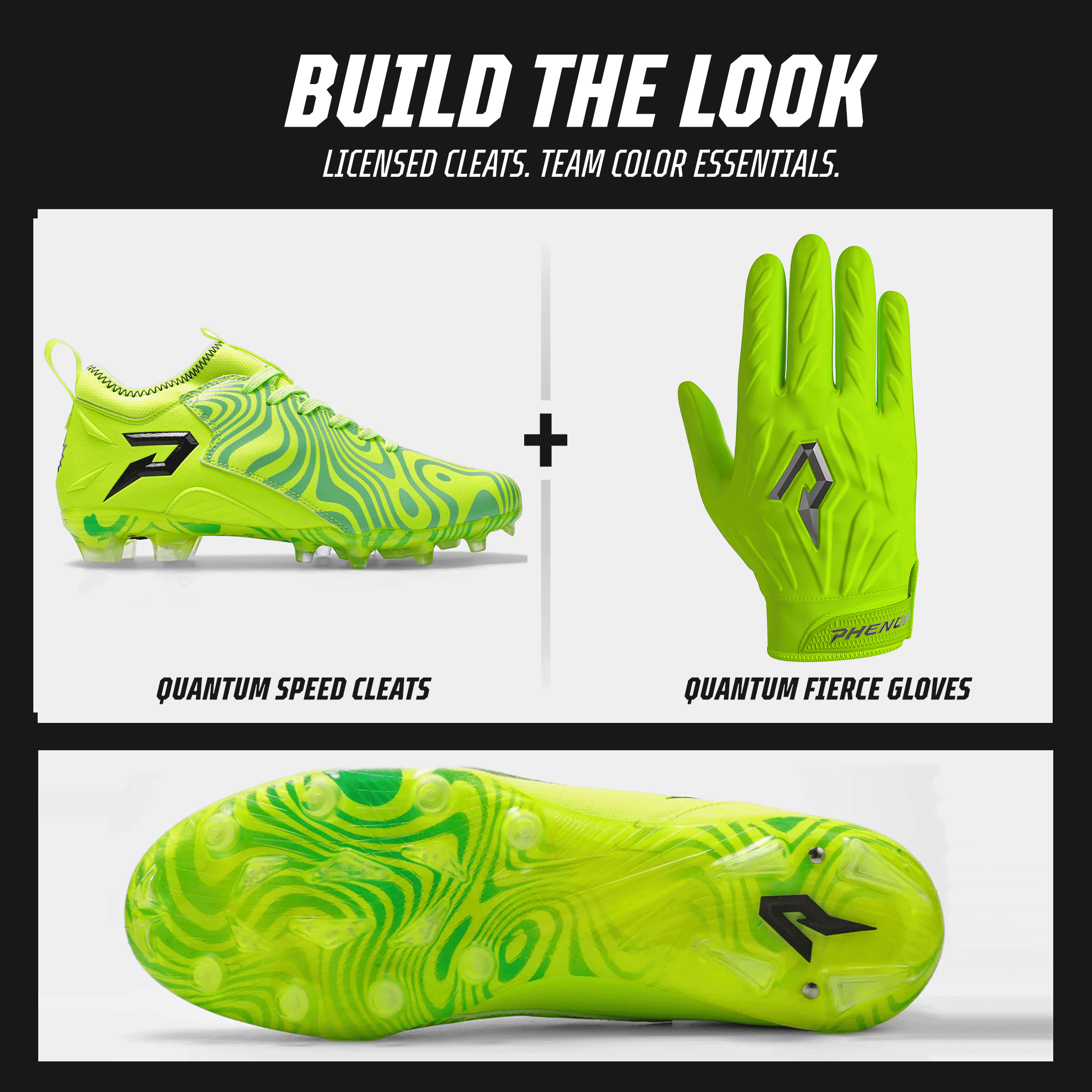 Phenom Elite Rick and Morty Football Cleats - Quantum Speed 2.0