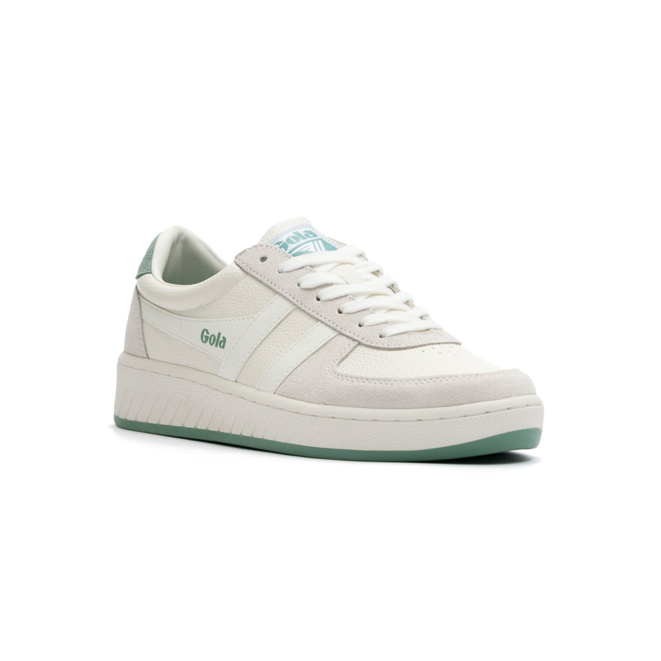 Gola Classics Women's Grandslam '88 Sneakers - White/White/Green Mist