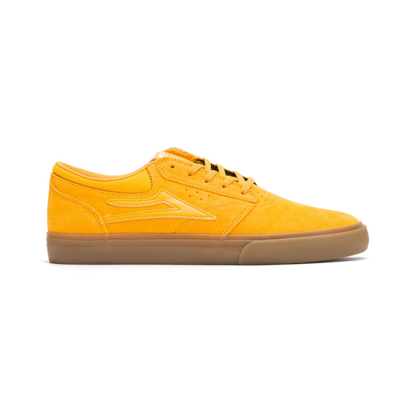 Lakai Griffin Skate Shoe - Yellow/Gum Suede