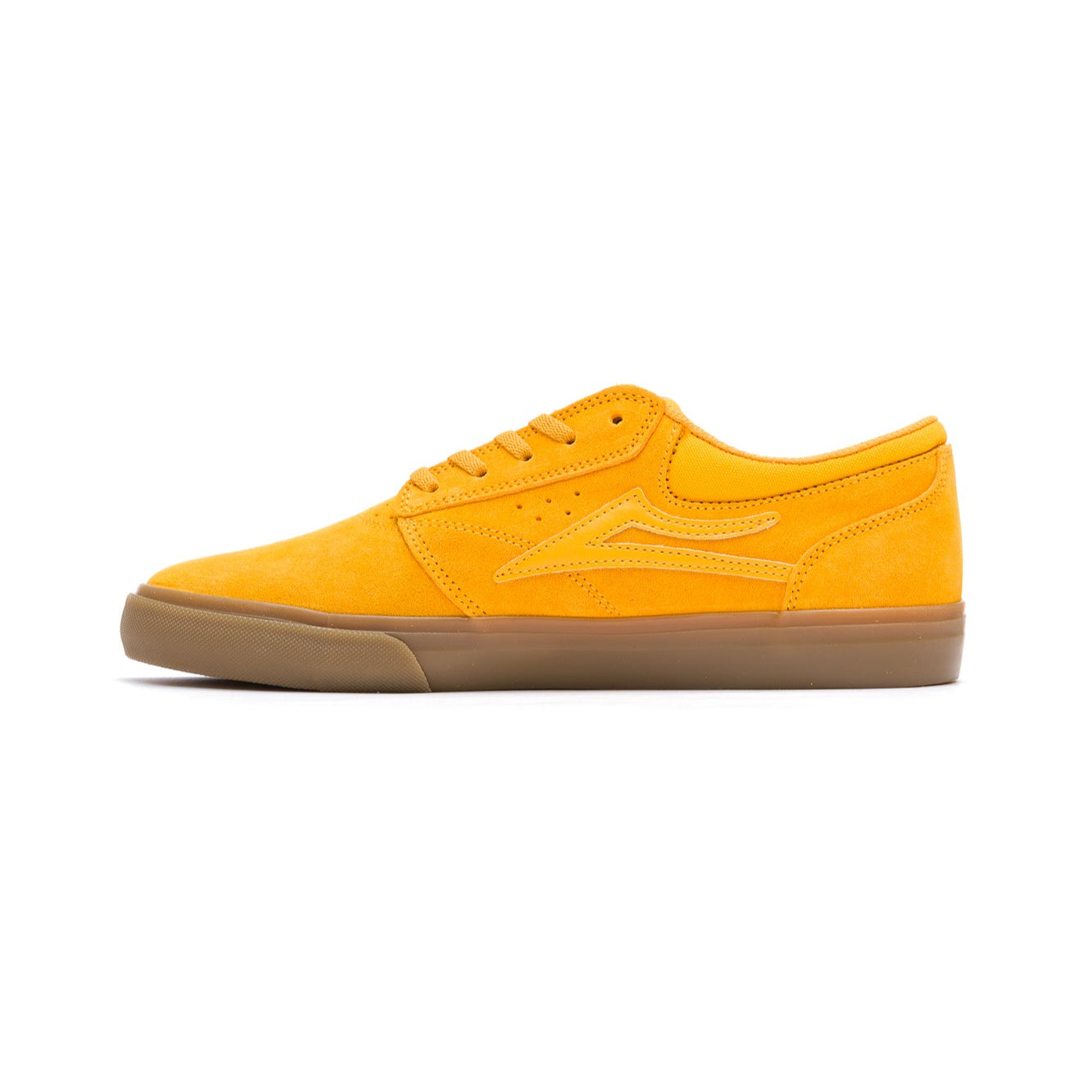 Lakai Griffin Skate Shoe - Yellow/Gum Suede