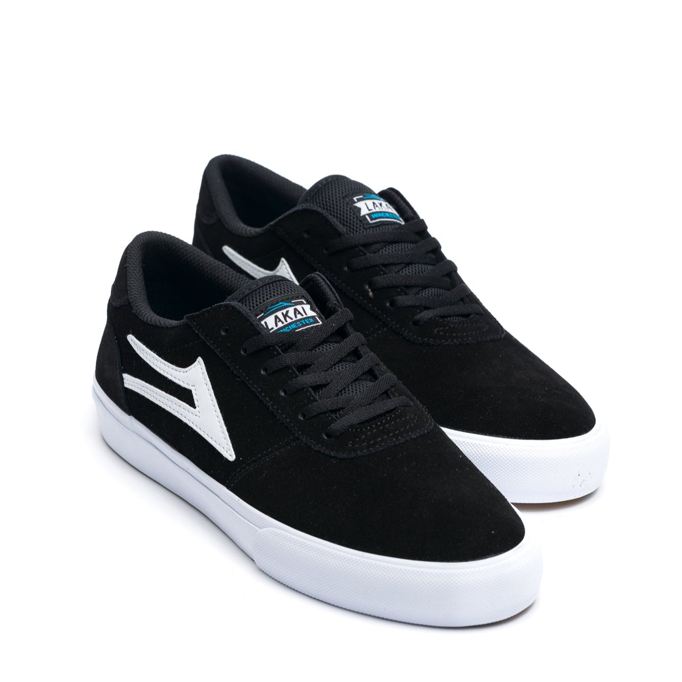 Lakai Manchester Skate Shoes - Black/Suede