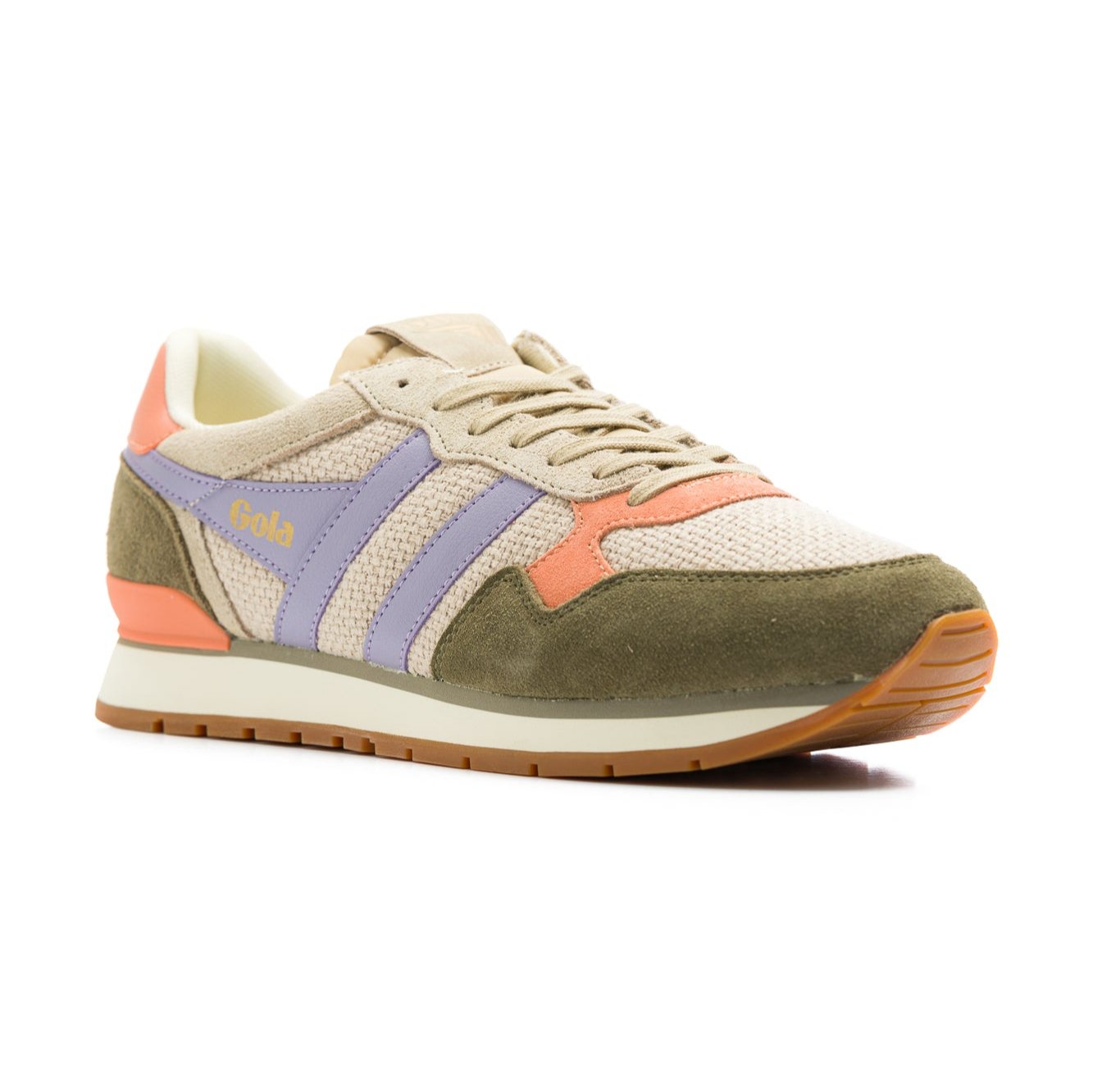 Gola Colorado Women's Shoes - Bone/Khaki/Lavender