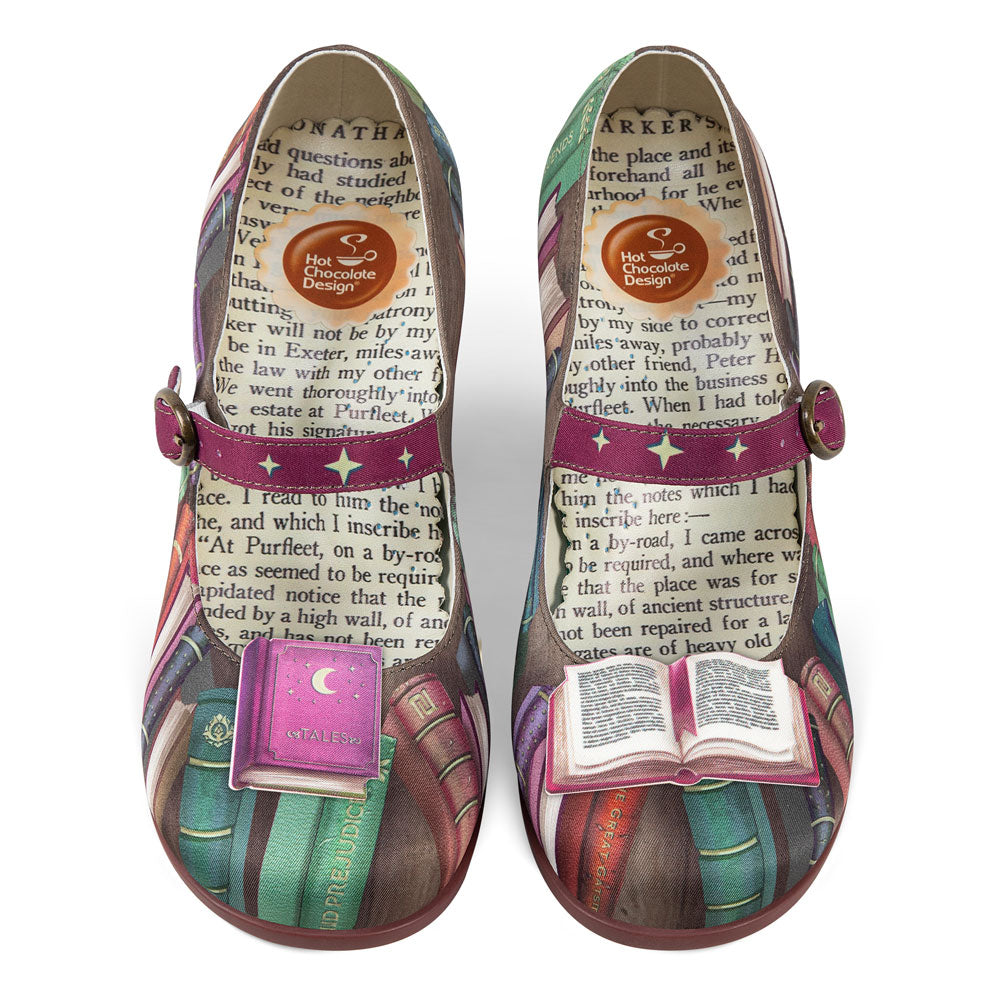 Chocolaticas® Mid Heels Tales & Soles Women's Mary Jane Pump