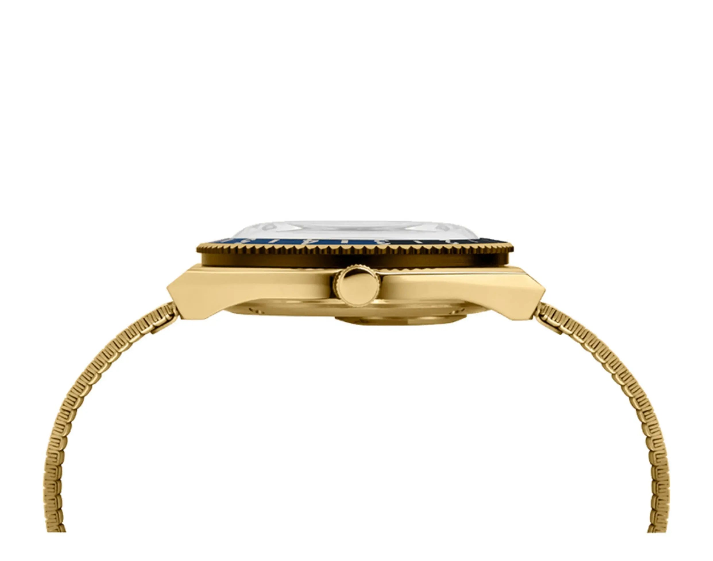 Timex Q Reissue 38mm Men Watch Gold-Tone/Blue/Black