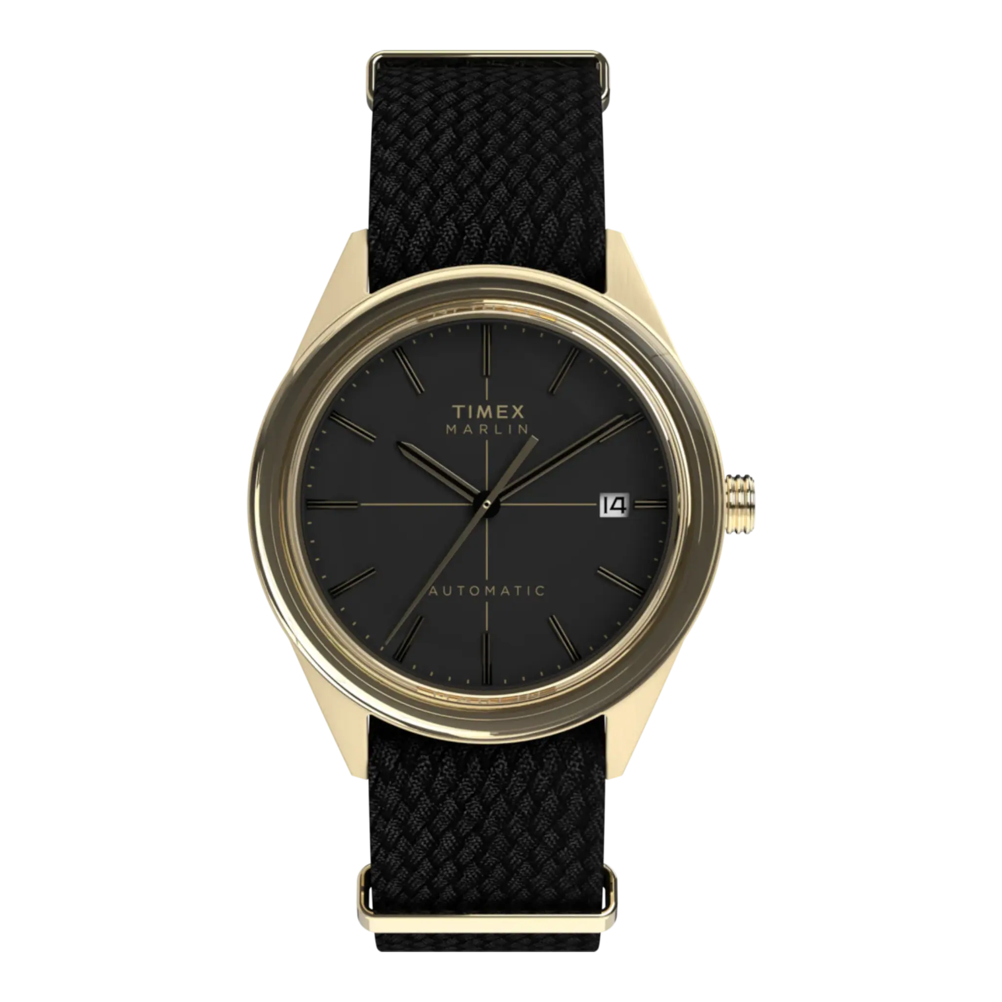 TIMEX MARLIN JET AUTOMATIC 38MM FABRIC STRAP WATCH