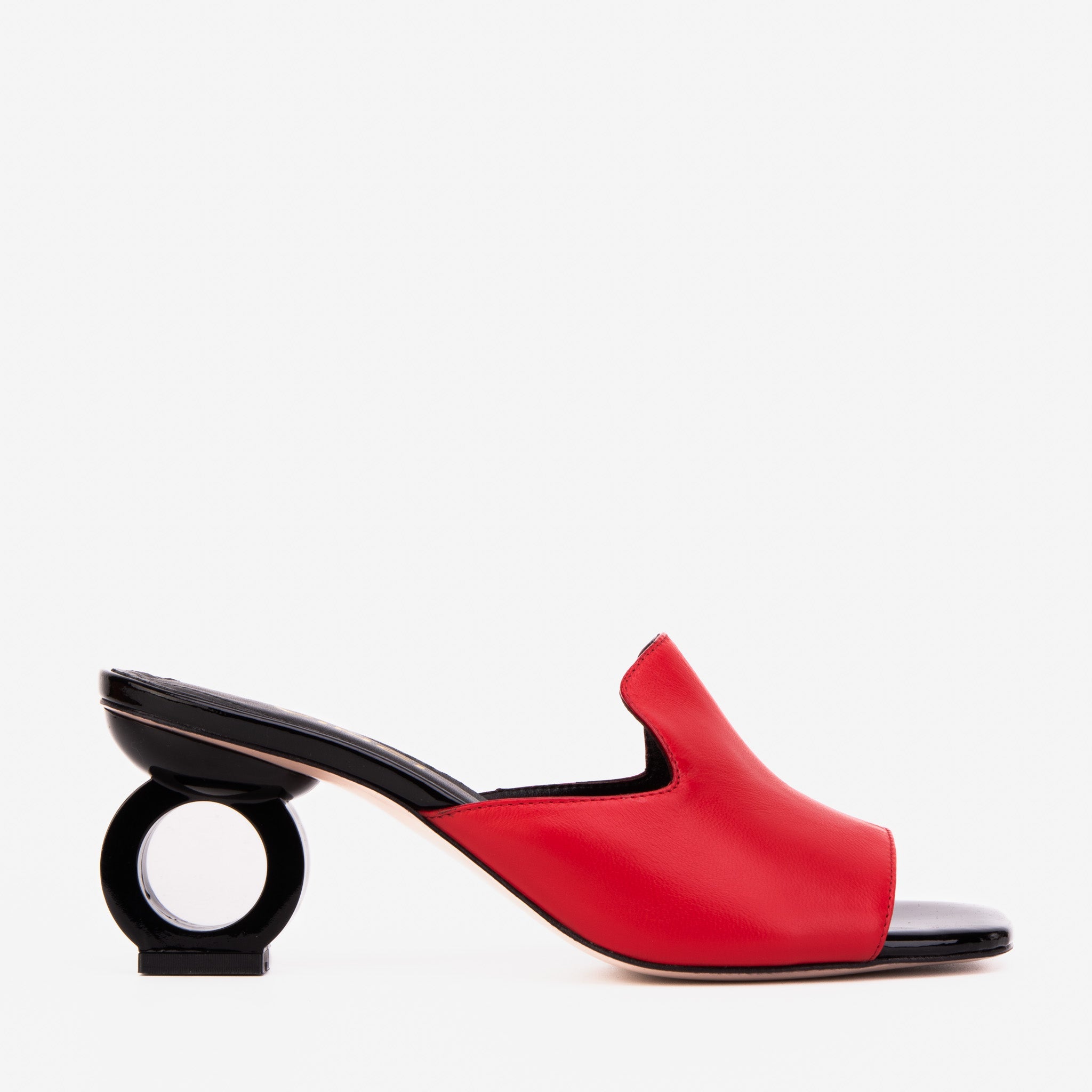 The Tory Red Leather Women Sandal
