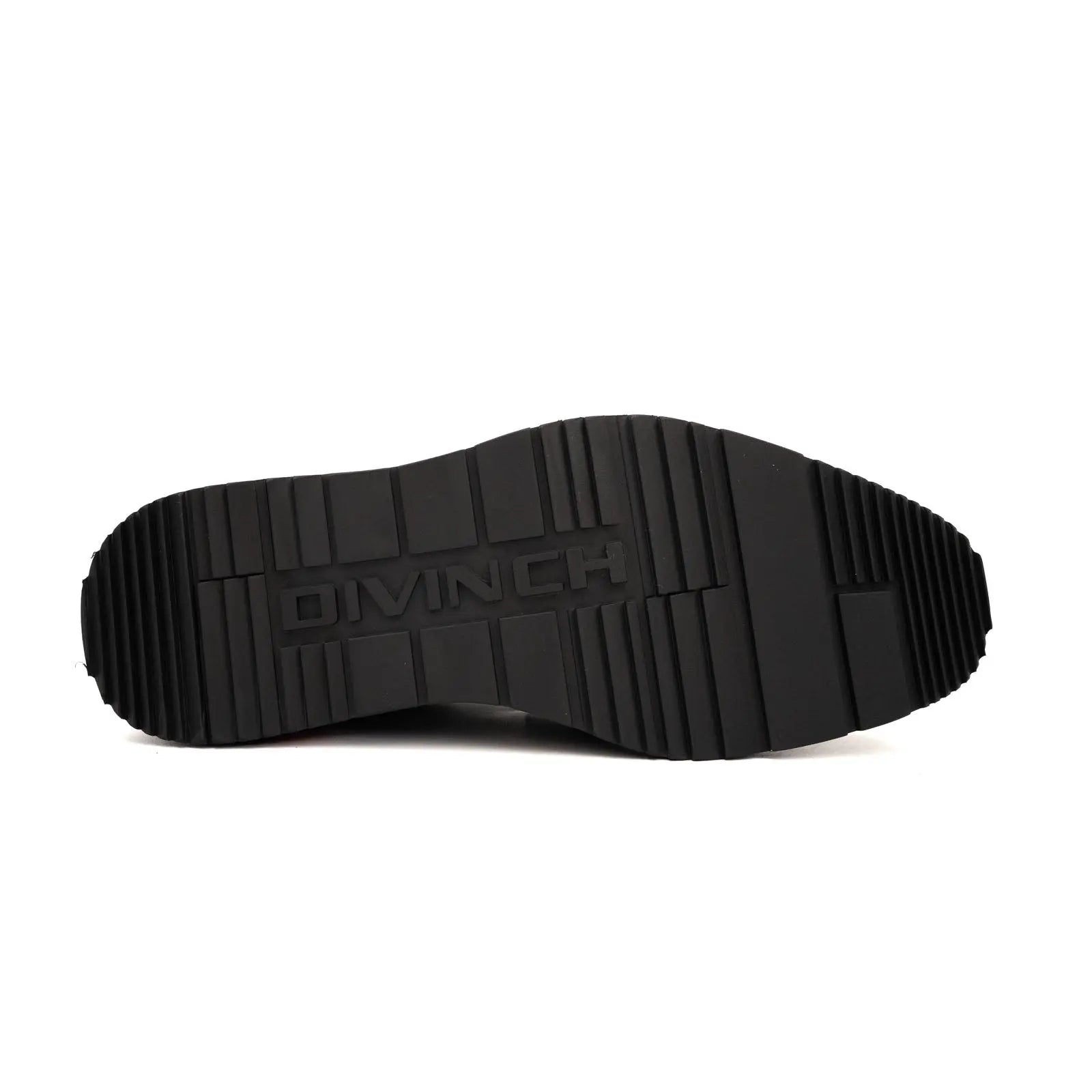 Divinch Tri-Stripe Brogue Platform Calfskin Patent Wine