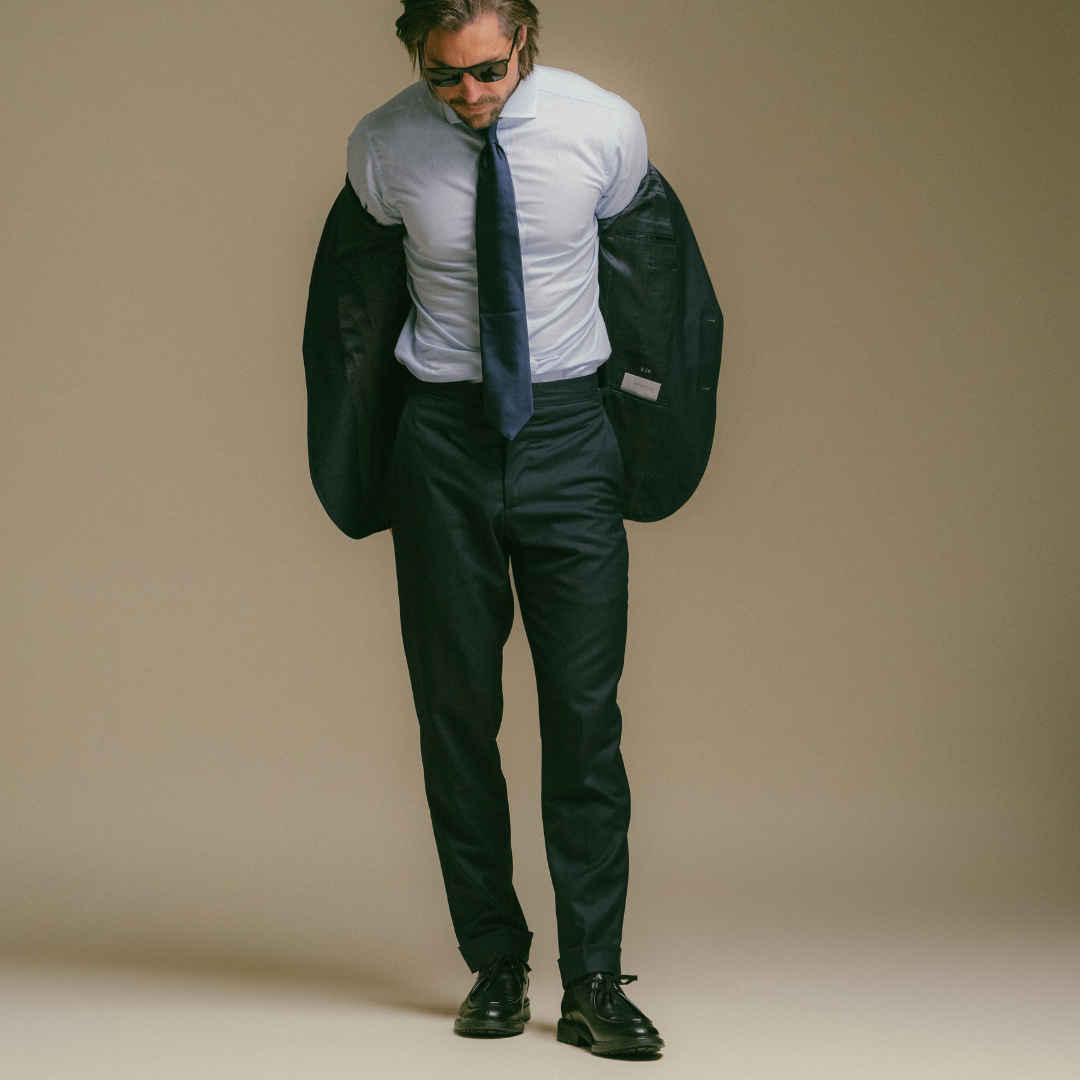 Del Toro Shoes Men's Black Leather Tuscan Moc Boot