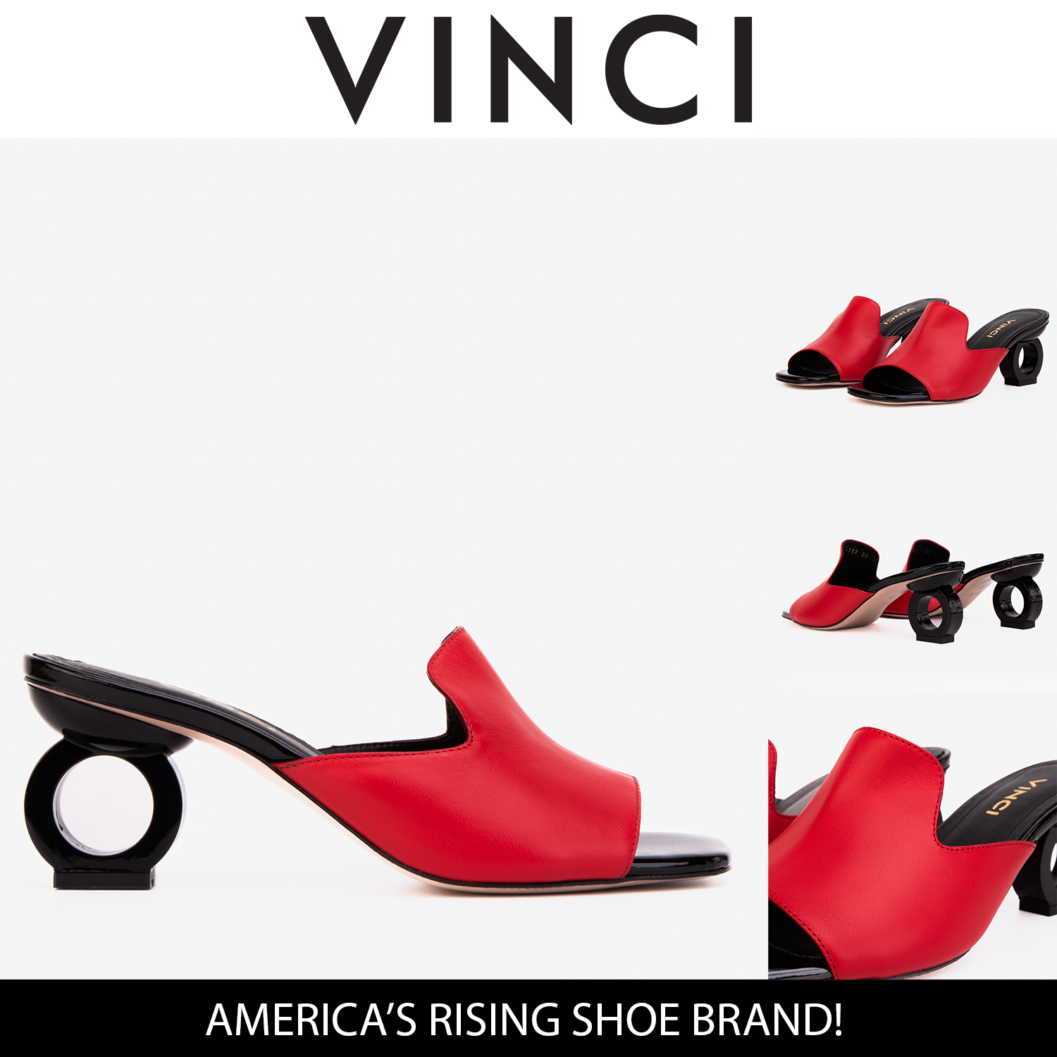 The Tory Red Leather Women Sandal