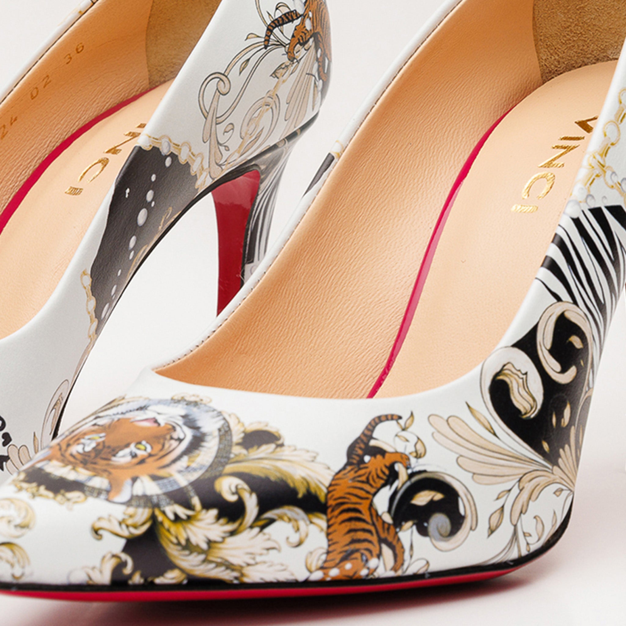 The Perugia White Leather Pump Women Shoe