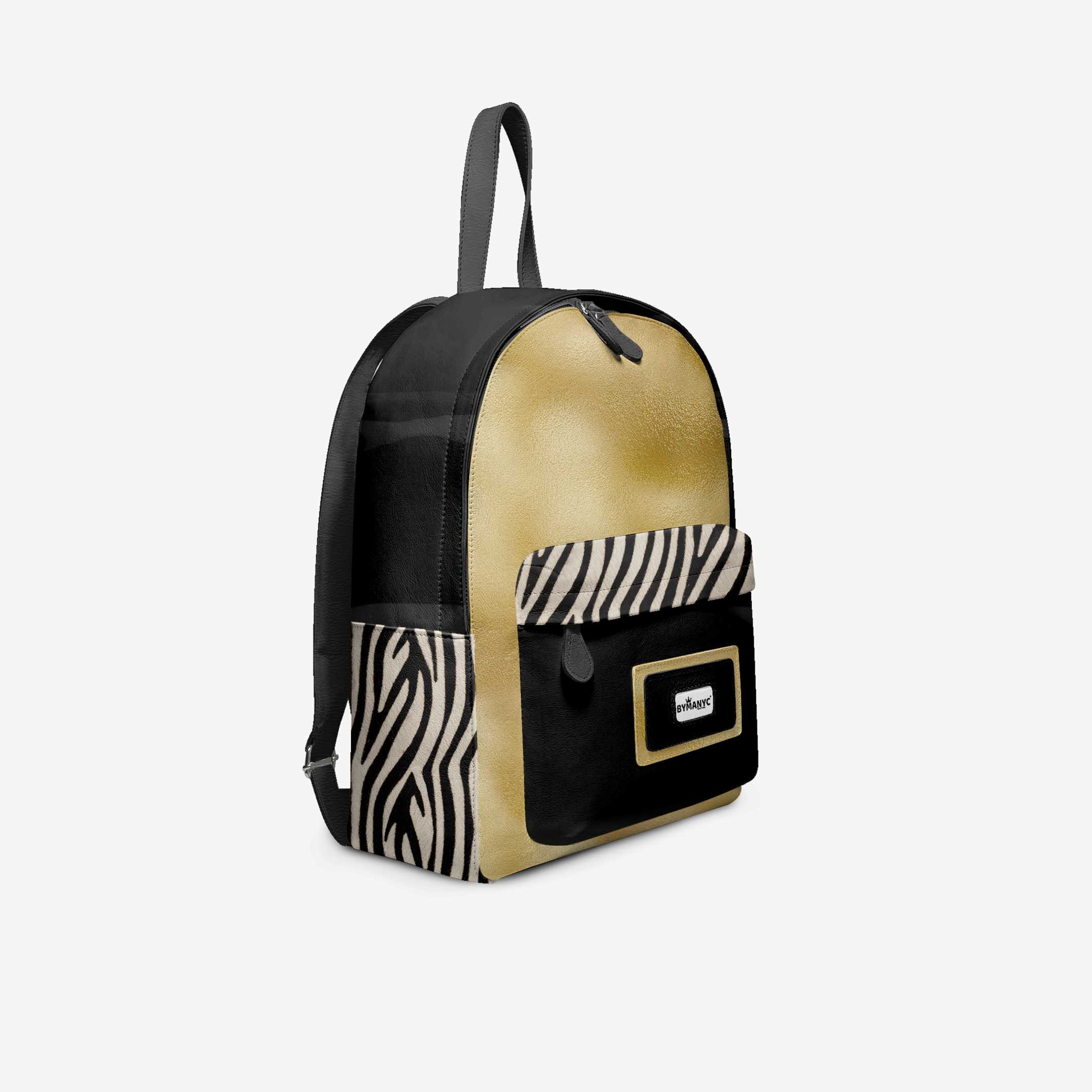 Vegan Backpack SoHo Gold by BYMANYC ® New York – Handmade Italy