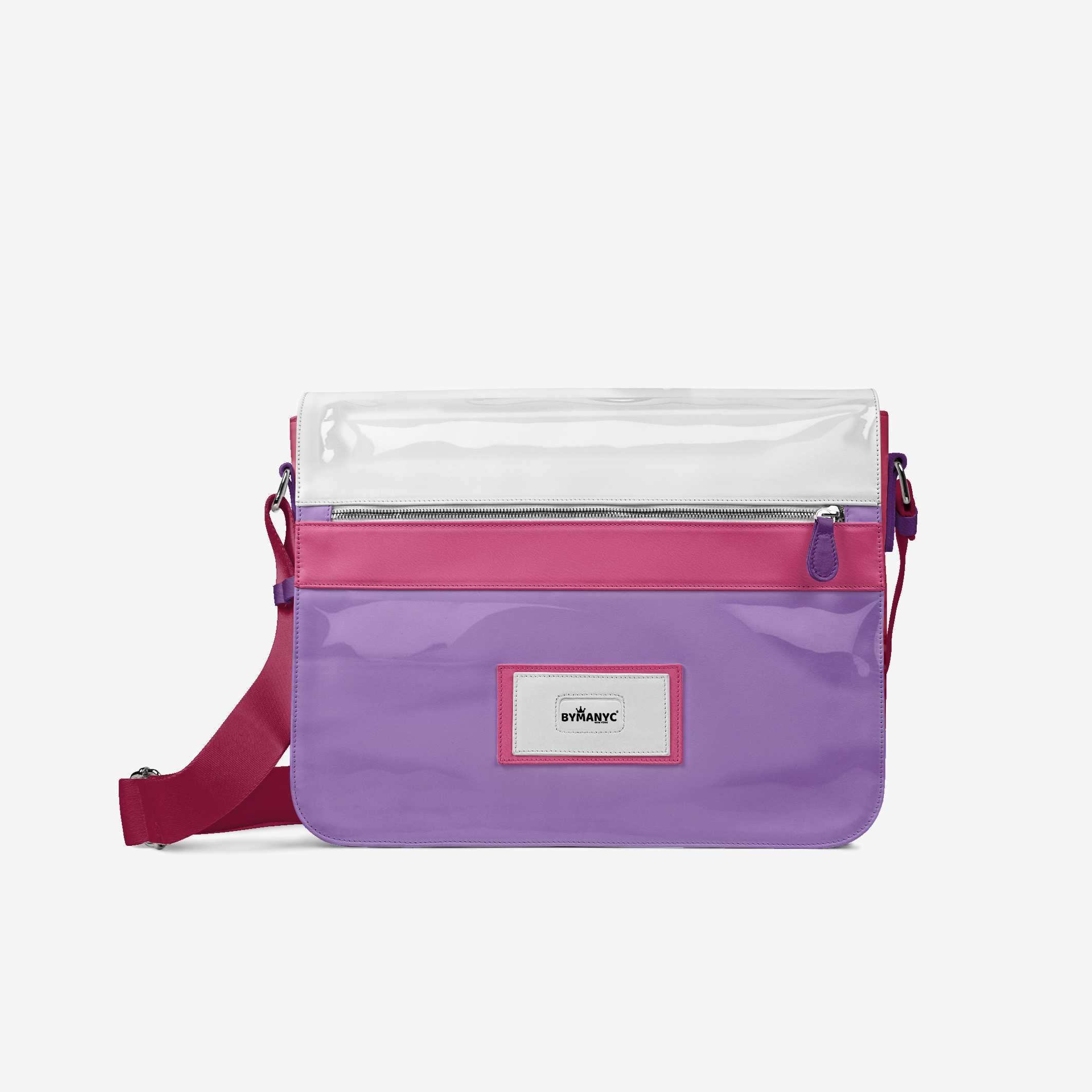 Vegan Designer Messenger Bag 16” | BYMANYC ® New York Luxury Milan Mood