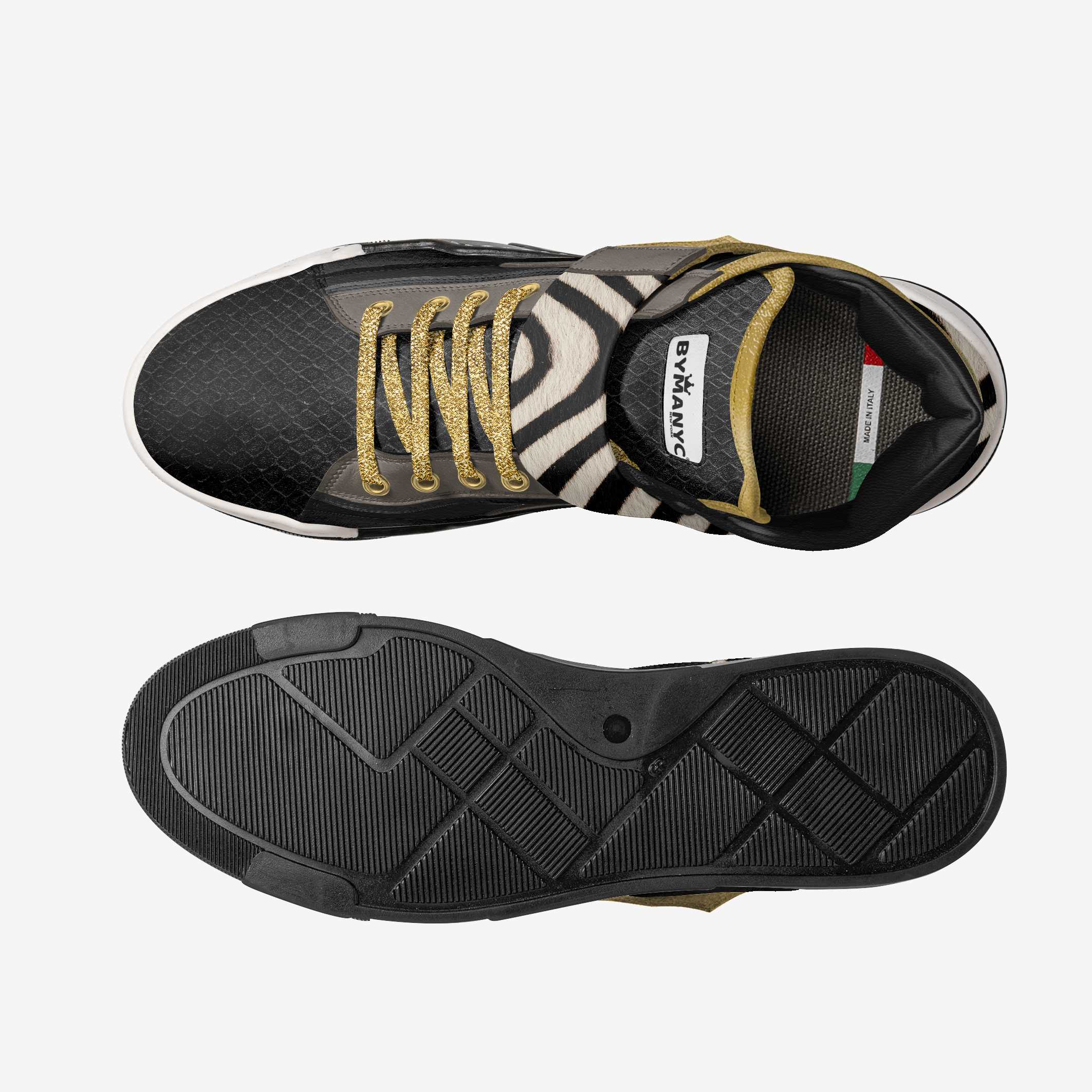 Vegan High-Top BYMANYC ® New York Chelsea Art Pulse