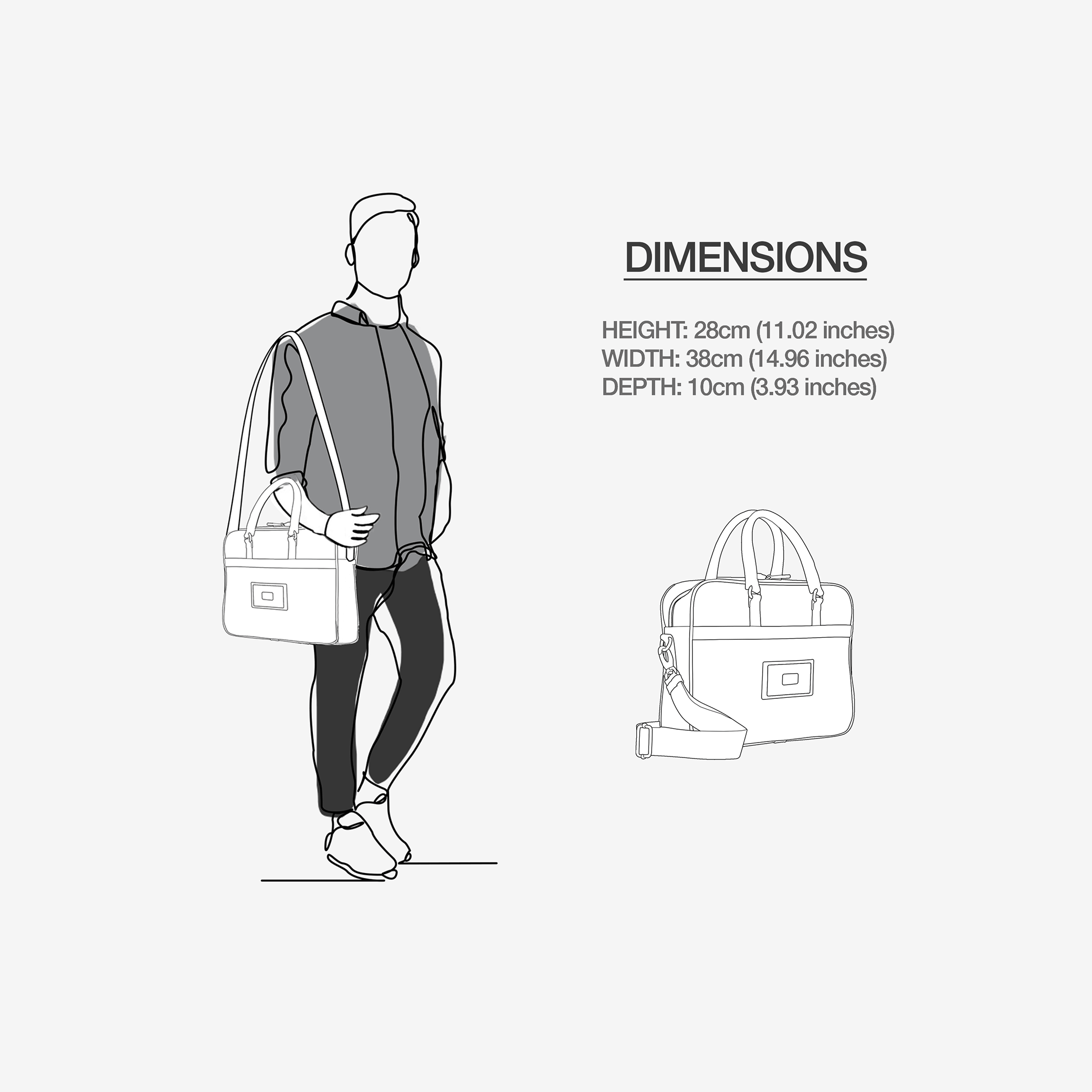 Vegan Executive Urban Work Bag 16” | BYMANYC ® New York Premium Collection