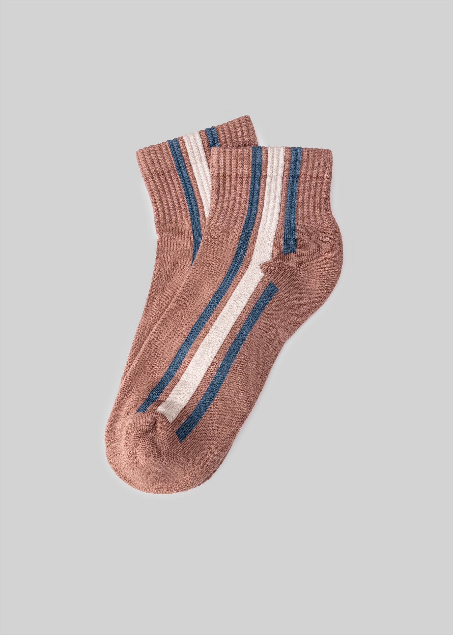 The Vertical Stripe Quarter Crew