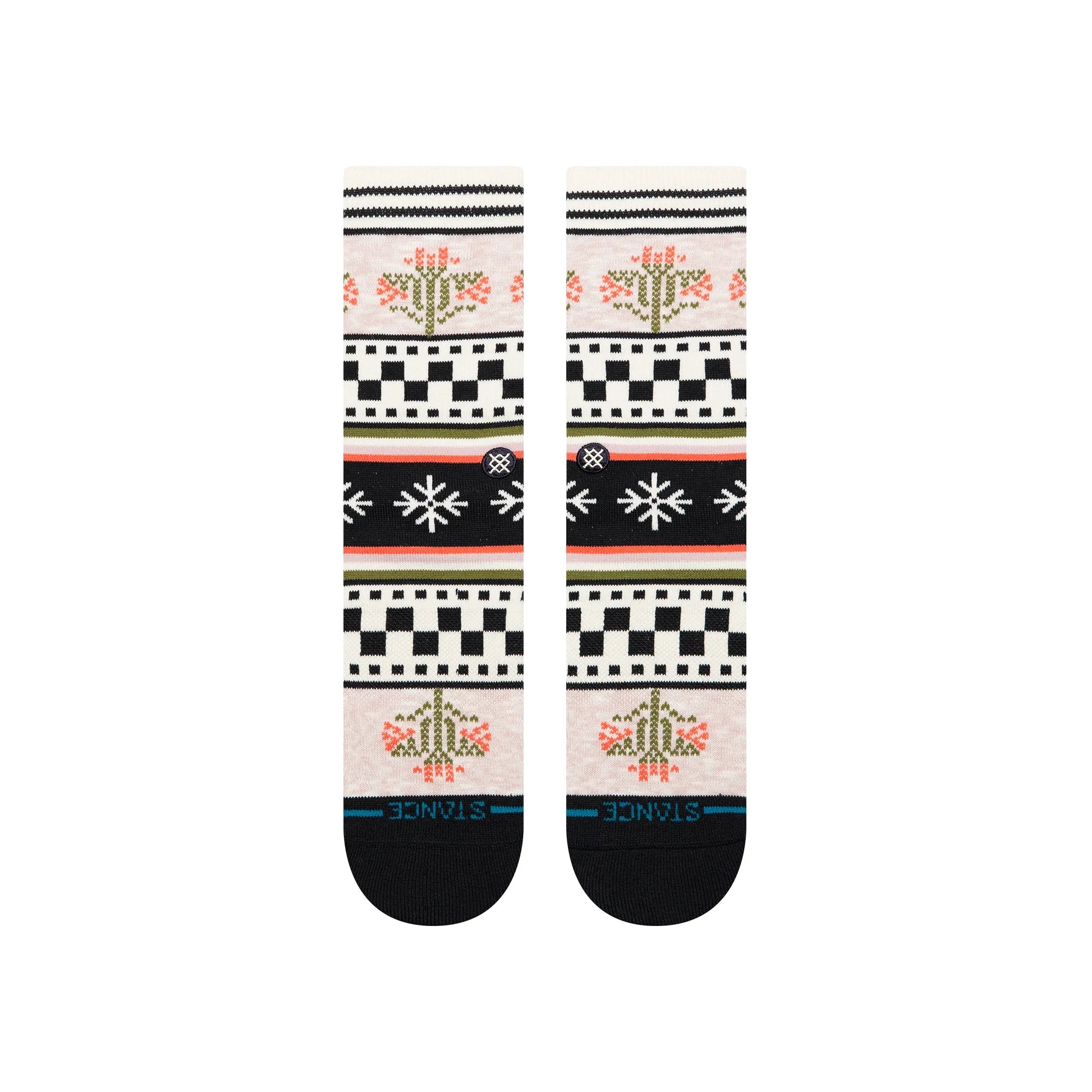 Stance Winterbloom Crew Sock - Lilac