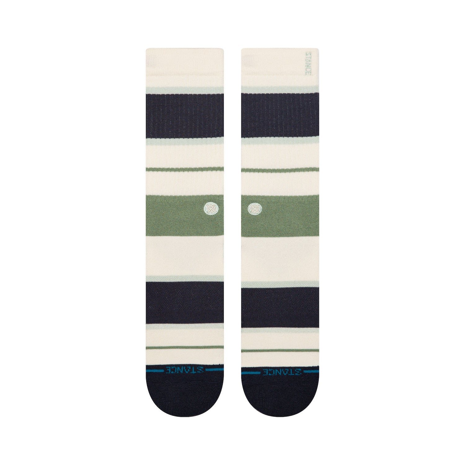Stance Striped Delight Butter Blend Crew Socks - Canvas