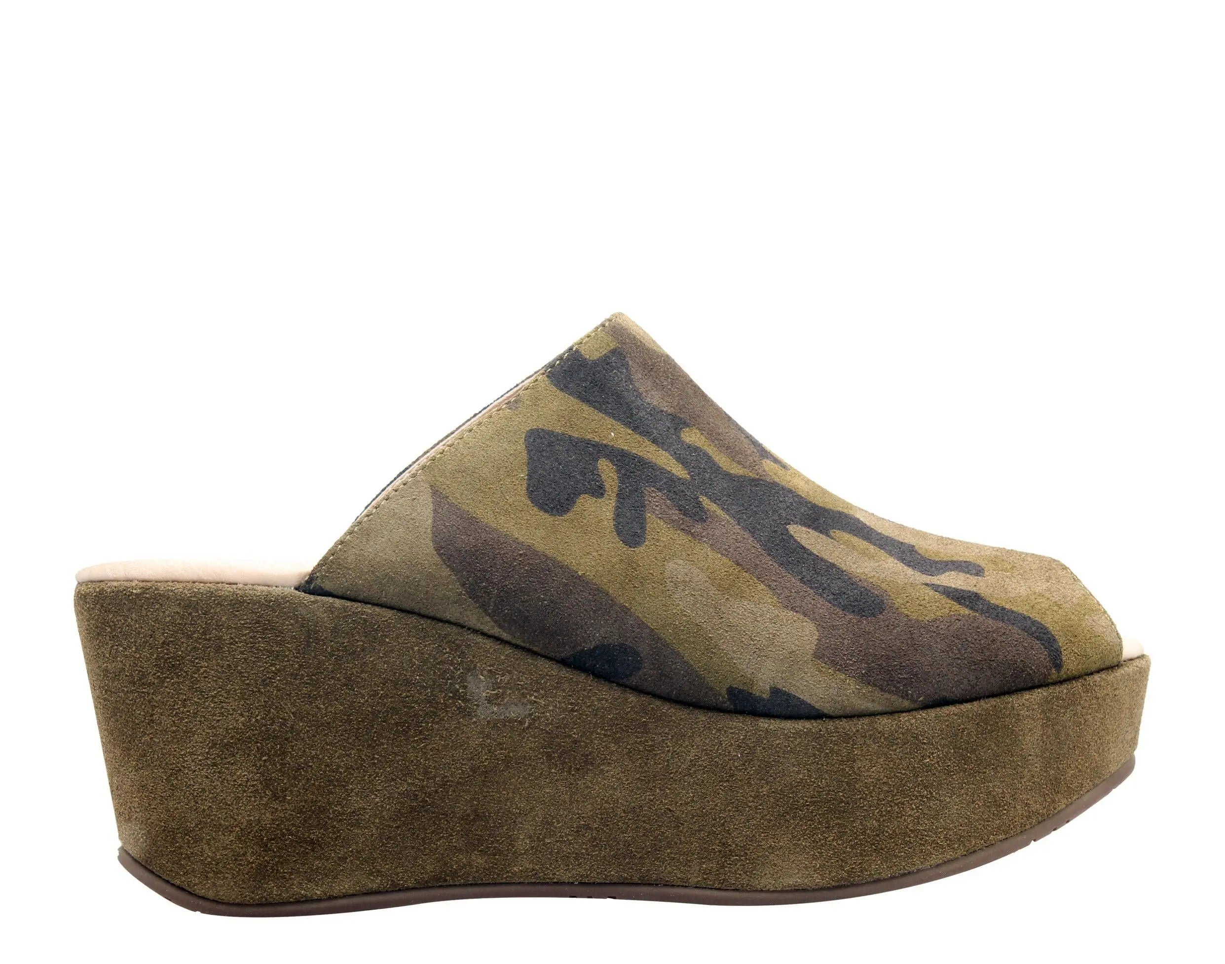 Chocolat Blu Yiona Women's Suede Wedge Sandals Classic Comfort