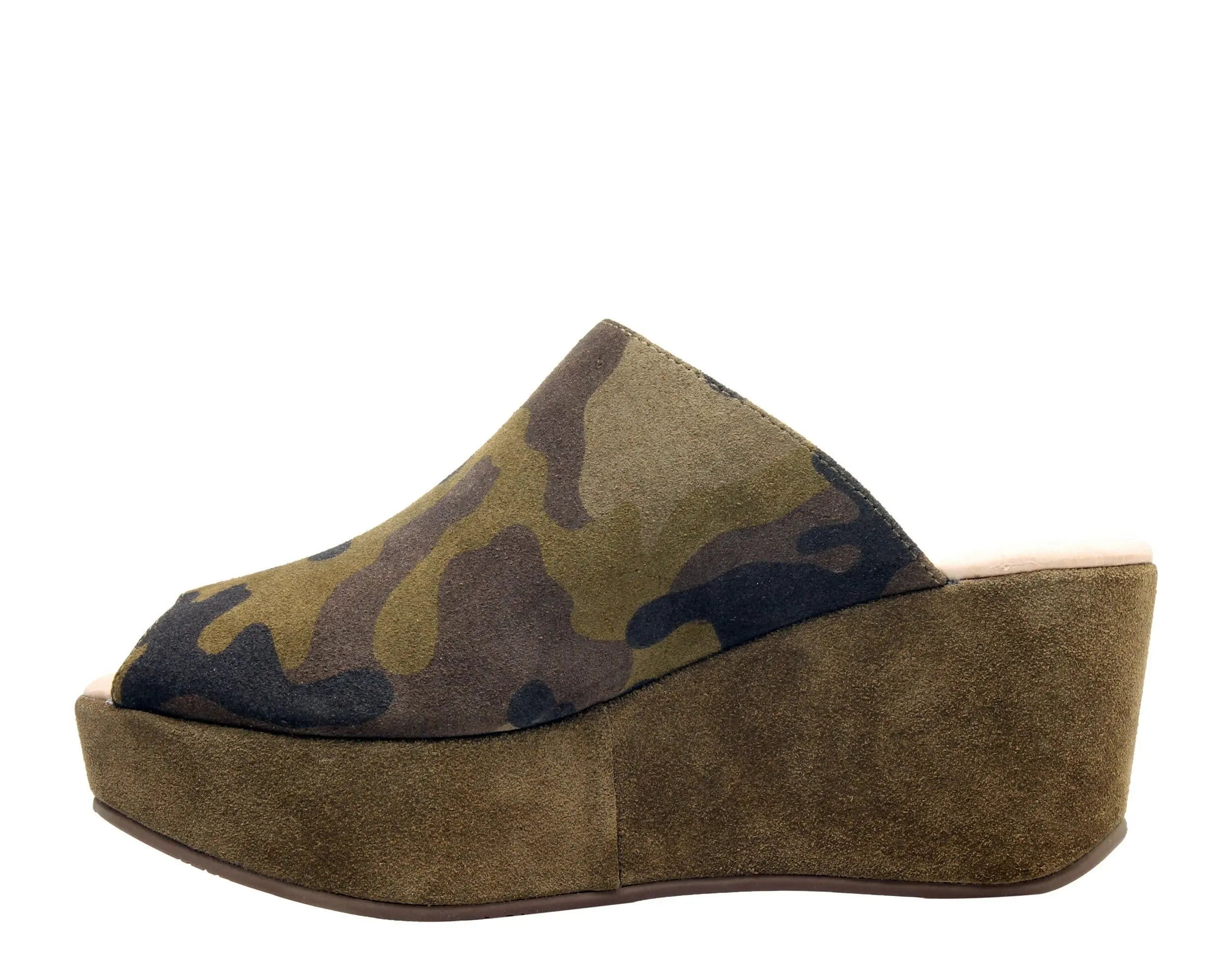 Chocolat Blu Yiona Women's Suede Wedge Sandals Classic Comfort