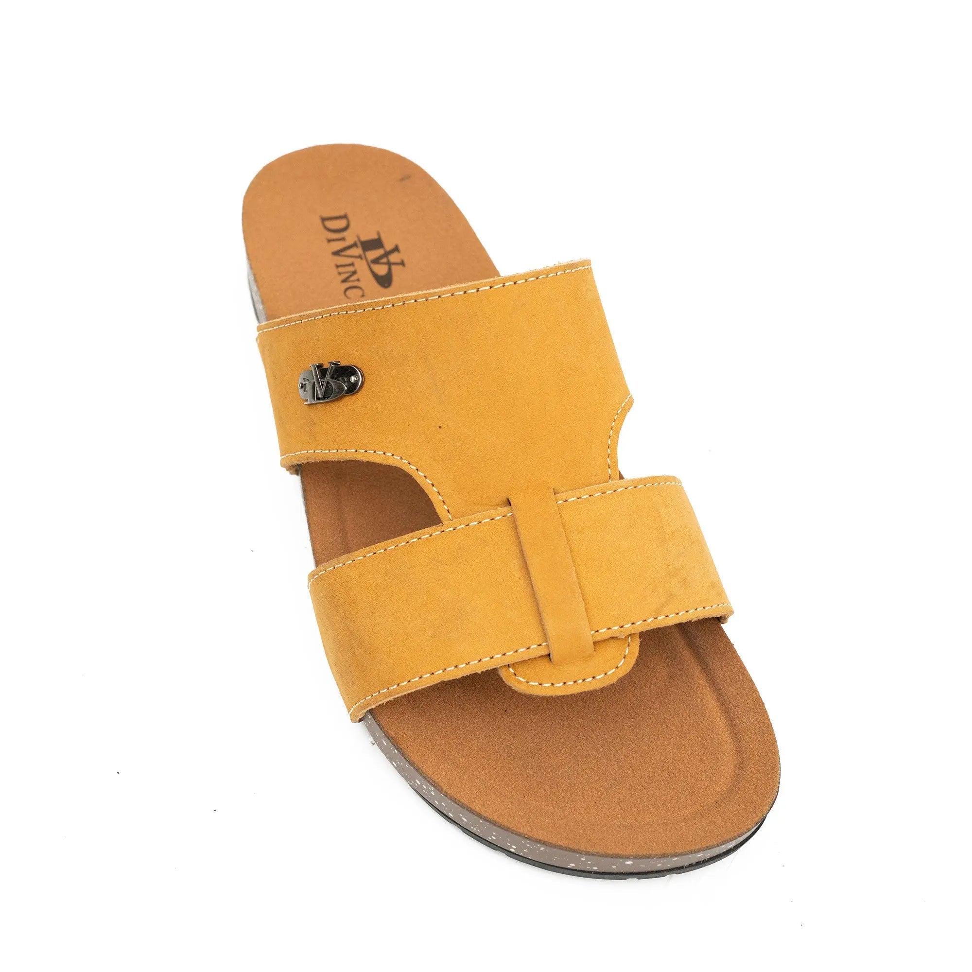DiVinch Double Strap Slide Sandals Casual Men’s Yellow