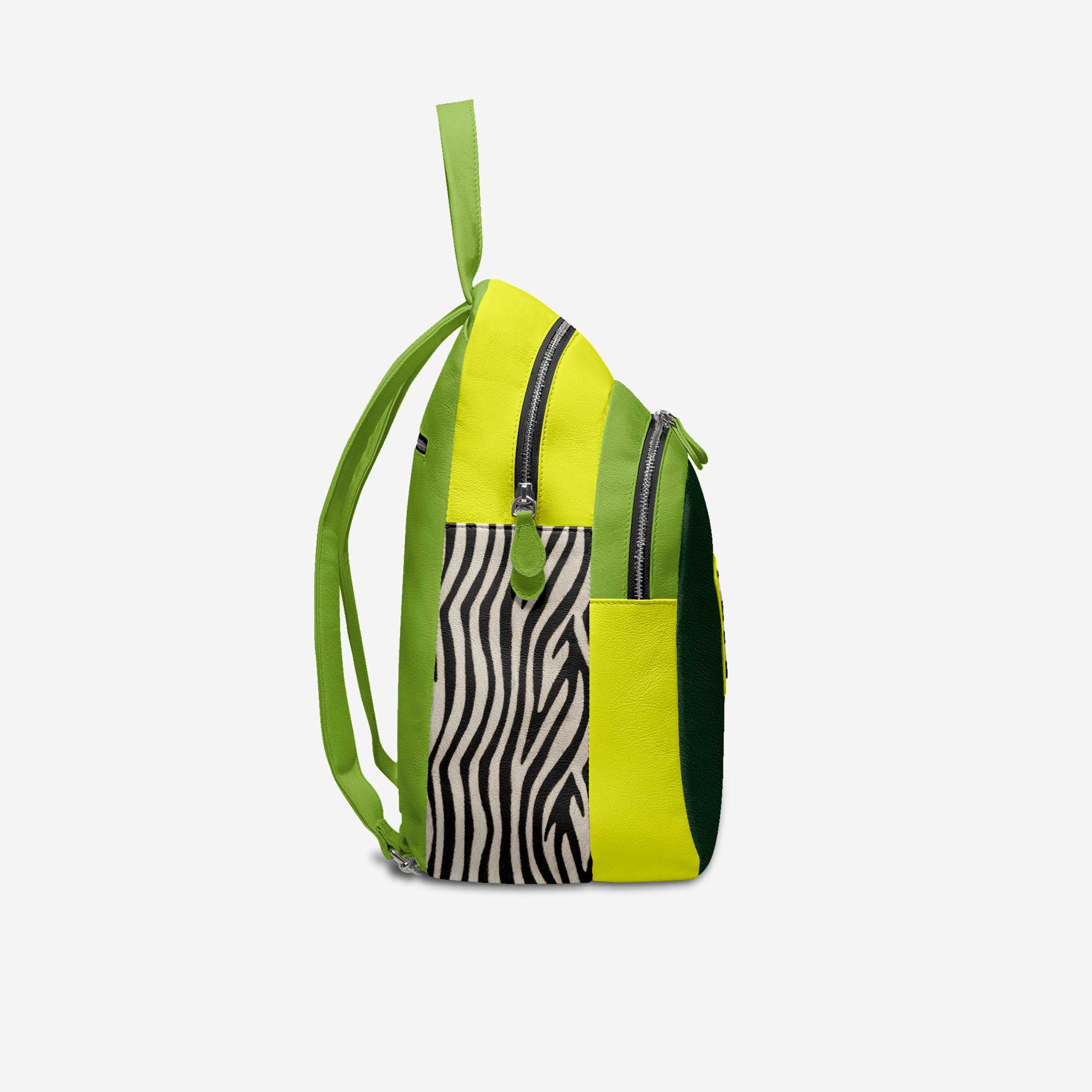 BYMANYC New York Zebra Jungle Backpack Vegan Leather