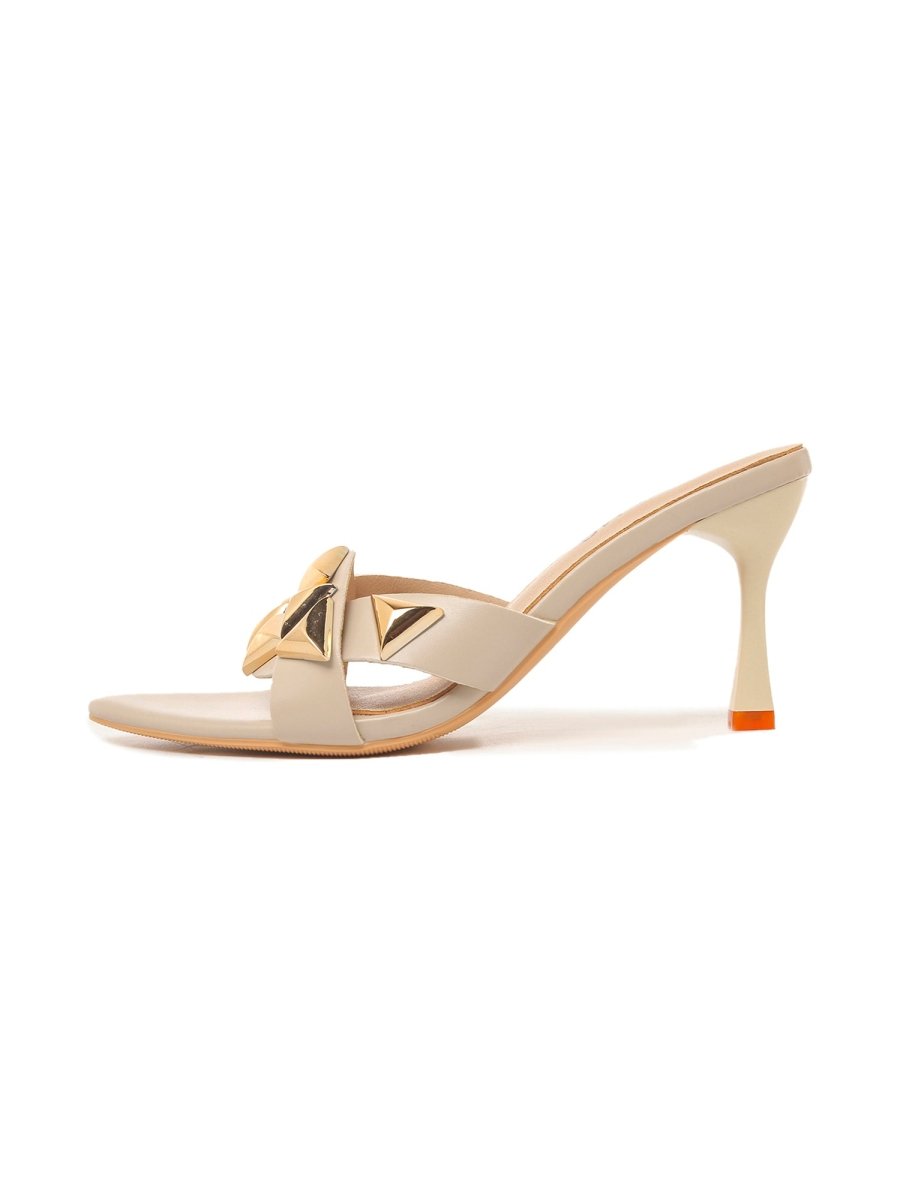 Aaliyah | Nude Heels by J.Adams – Don't Panic Shoes