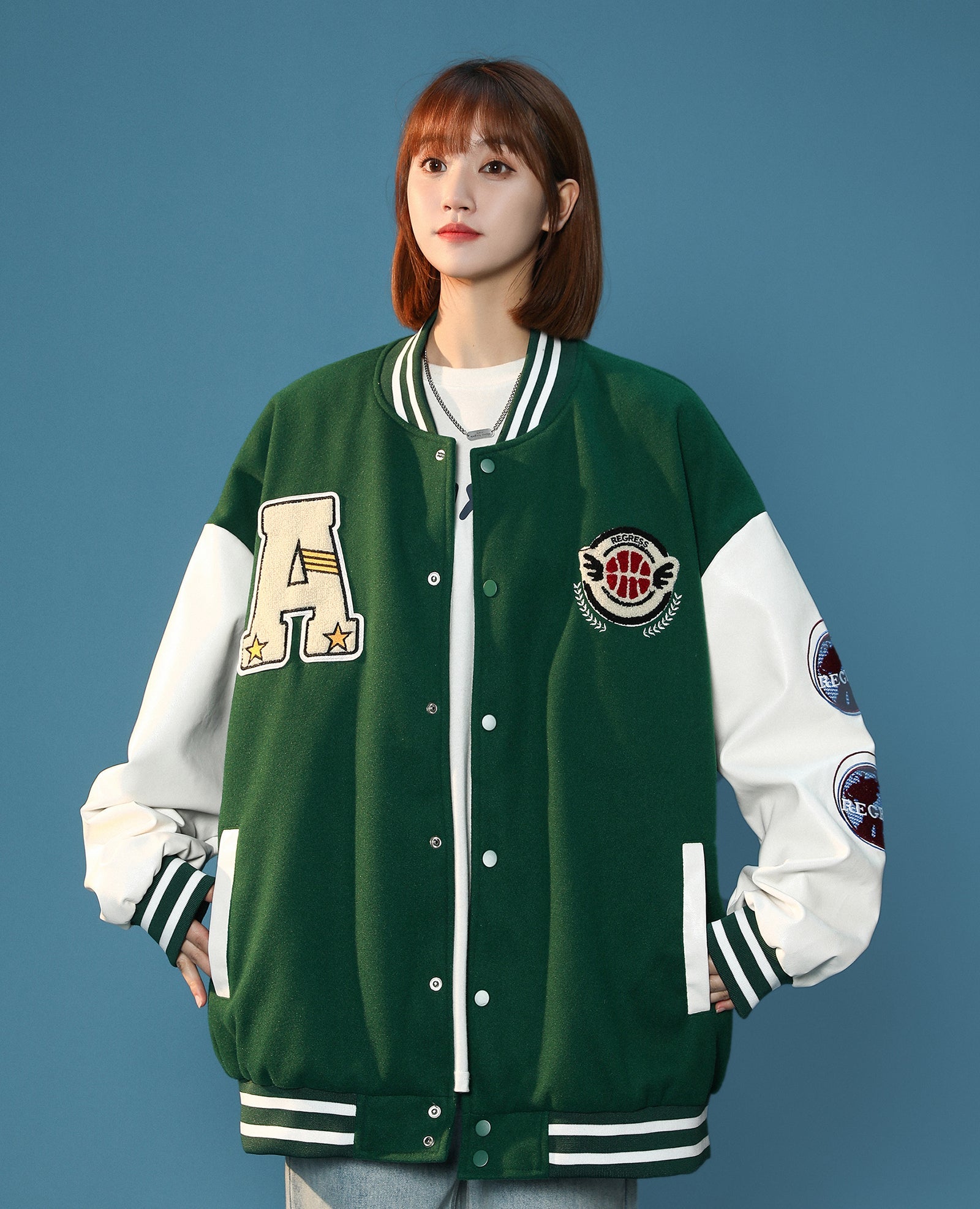 Niepce Women's Regress Varsity Jacket