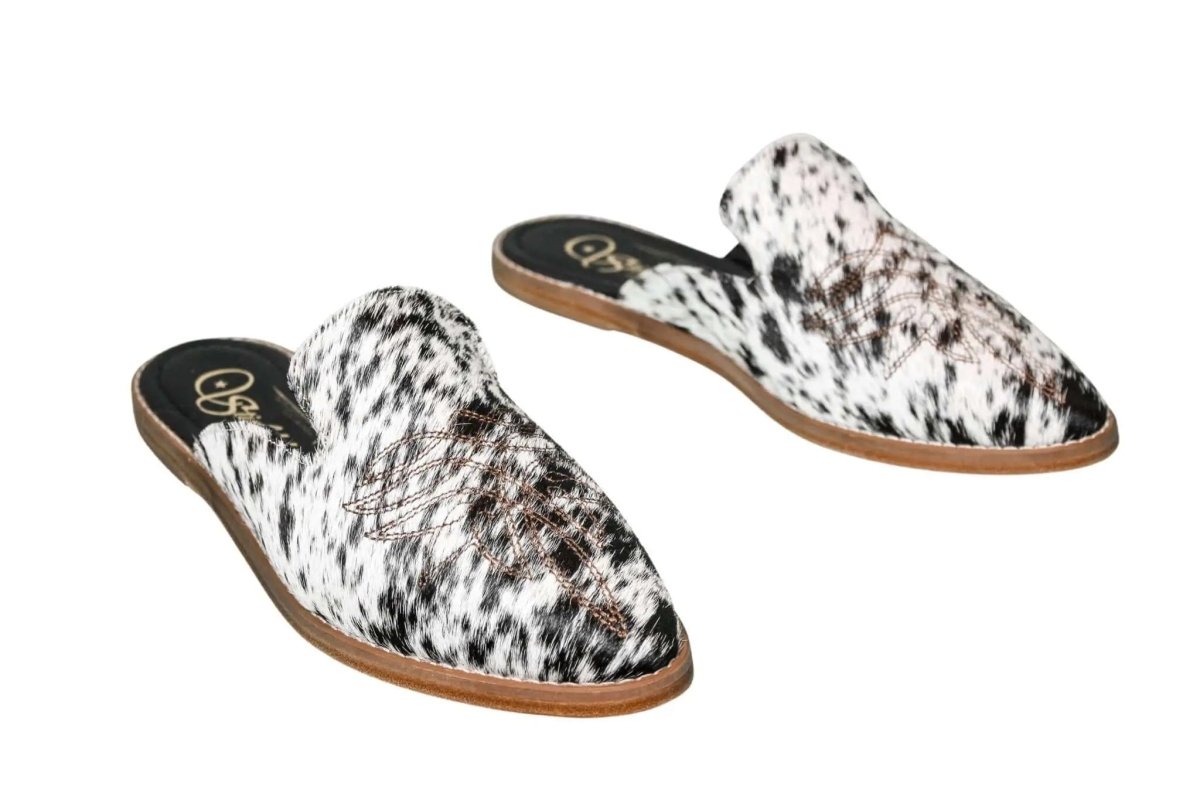 Abby Cowhide Mules – Size 11 by Stiefeld Boots – Don't Panic Shoes