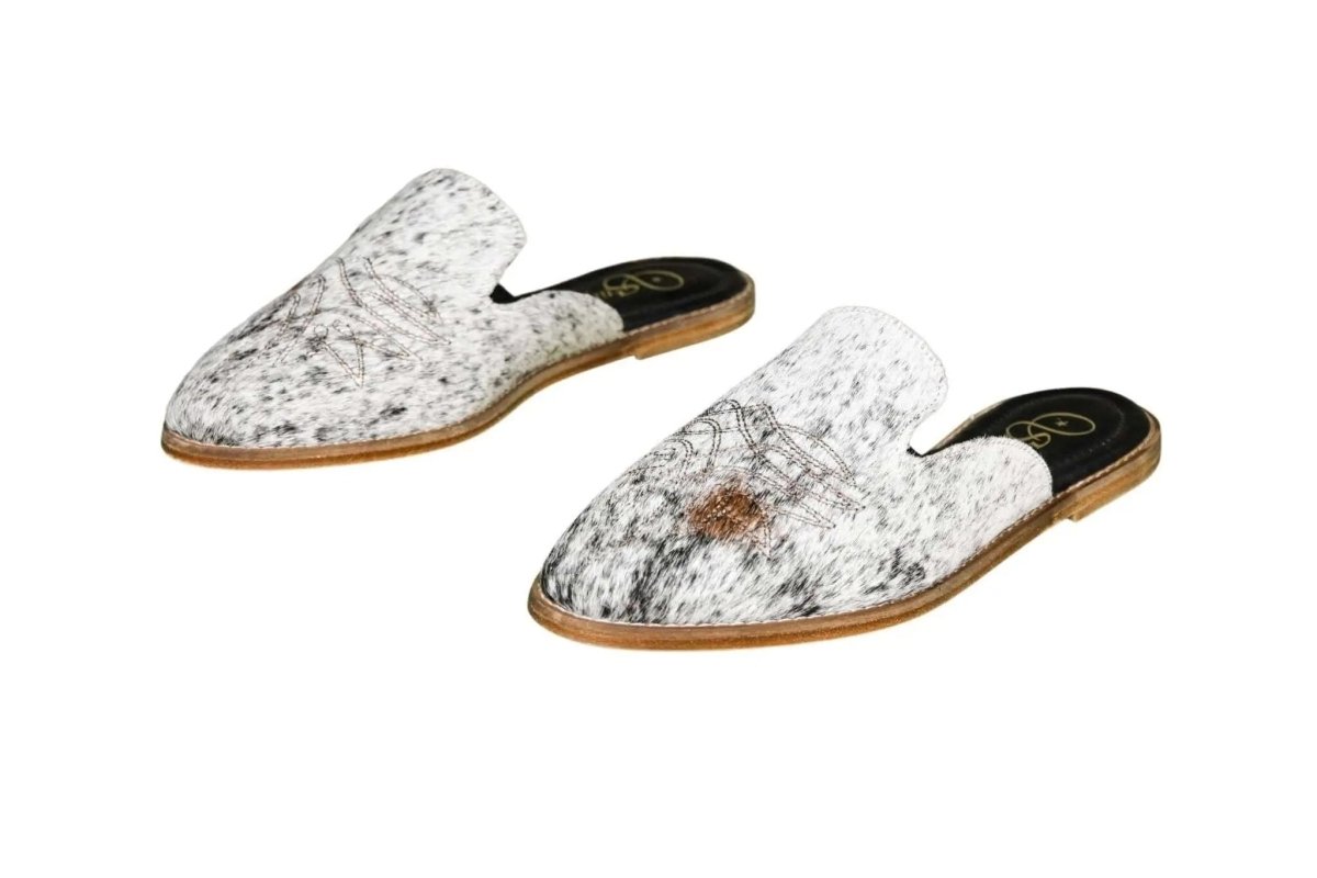 Abby Cowhide Mules – Size 12 by Stiefeld Boots – Don't Panic Shoes