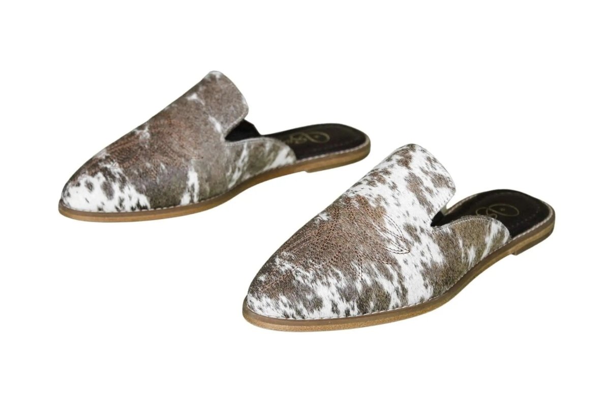 Abby Cowhide Mules – Size 12 by Stiefeld Boots – Don't Panic Shoes