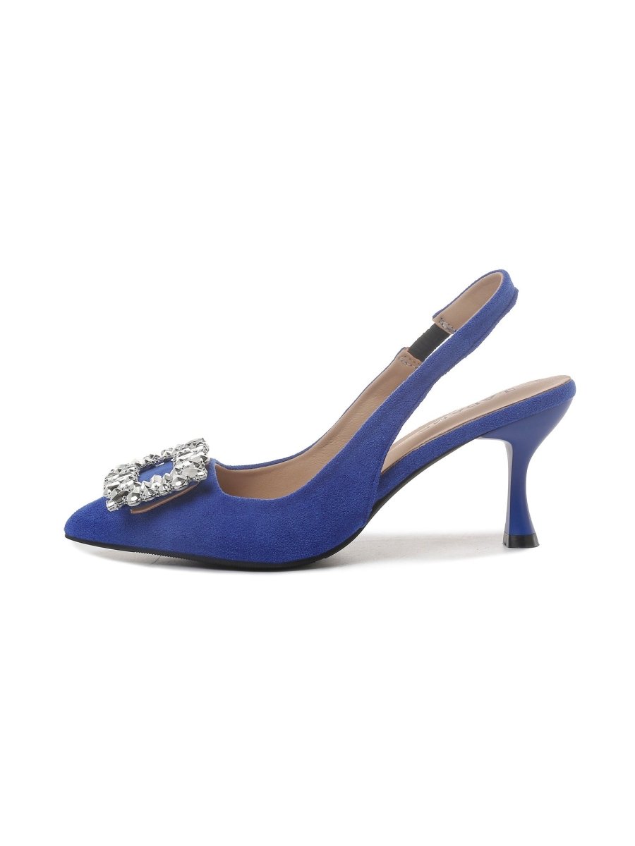 Abigail | Blue Heels by J.Adams – Don't Panic Shoes