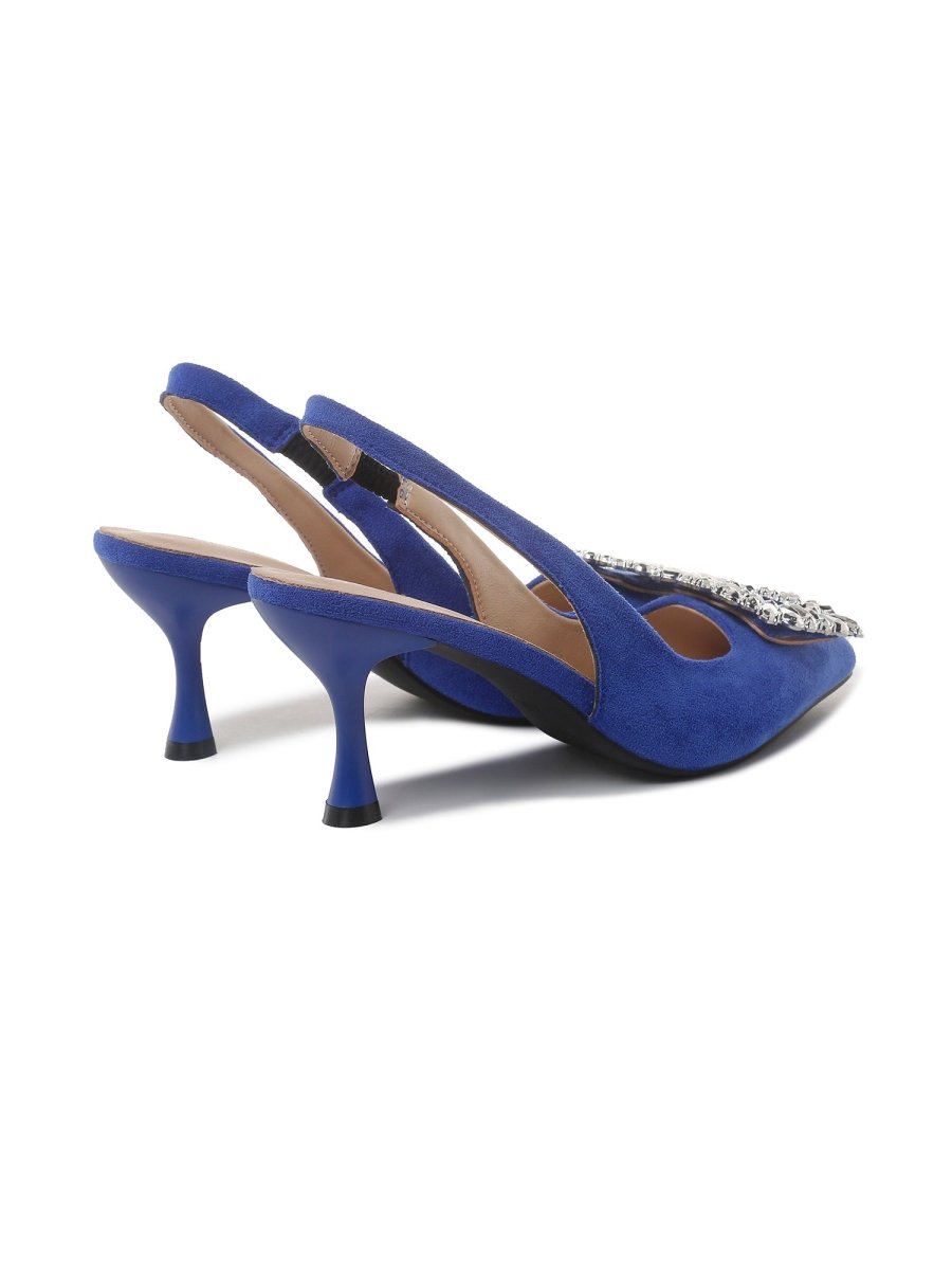 Abigail | Blue Heels by J.Adams – Don't Panic Shoes