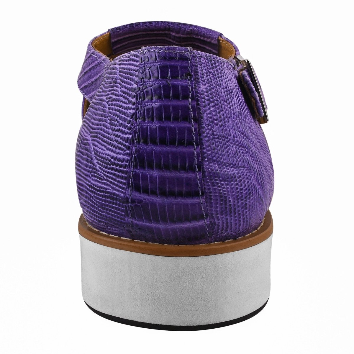 Adam Mens Fisherman Lizard Print Genuine Leather Buckle Closure Sandals Sandals by Libertyzeno – Don't Panic Shoes