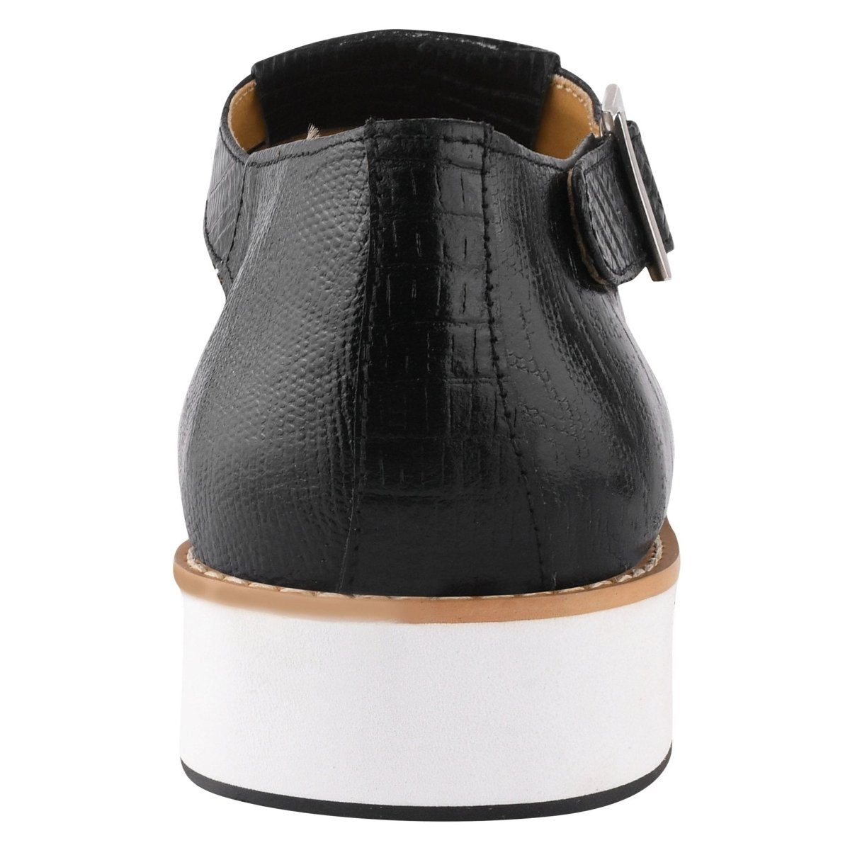 Adam Mens Fisherman Lizard Print Genuine Leather Buckle Closure Sandals Sandals by Libertyzeno – Don't Panic Shoes