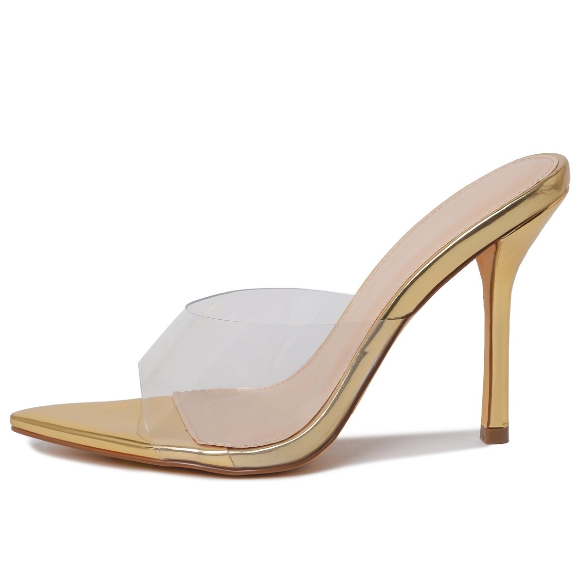 Adella | Gold Heels by J.Adams – Don't Panic Shoes