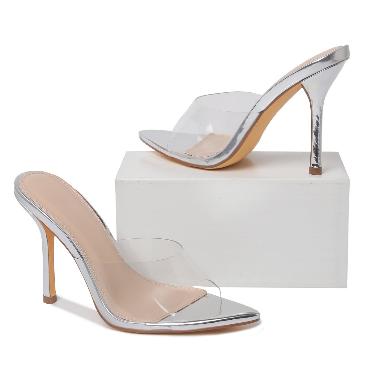 Adella | Silver Heels by J.Adams – Don't Panic Shoes