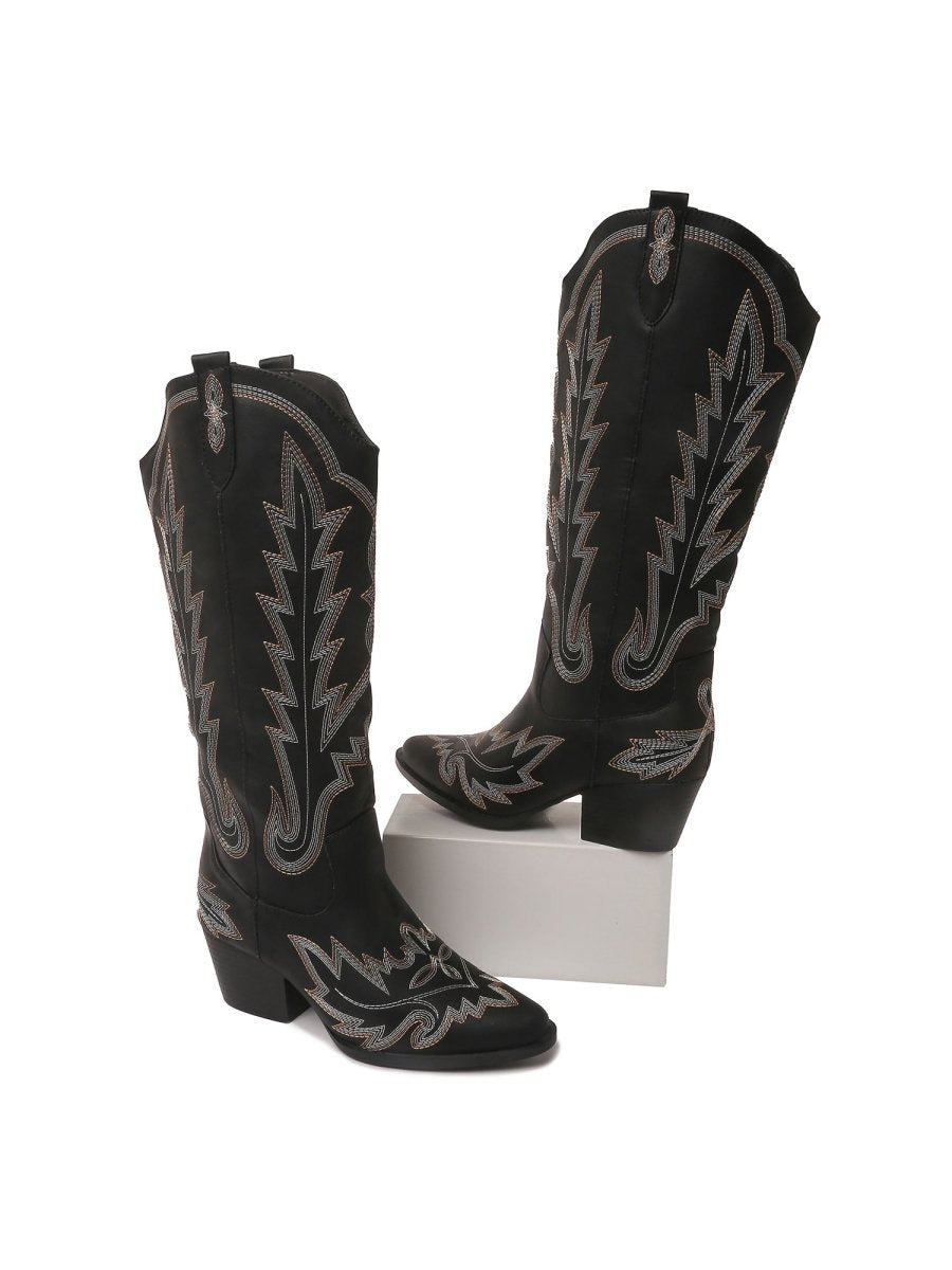 Alma | Black Boots by J.Adams – Don't Panic Shoes